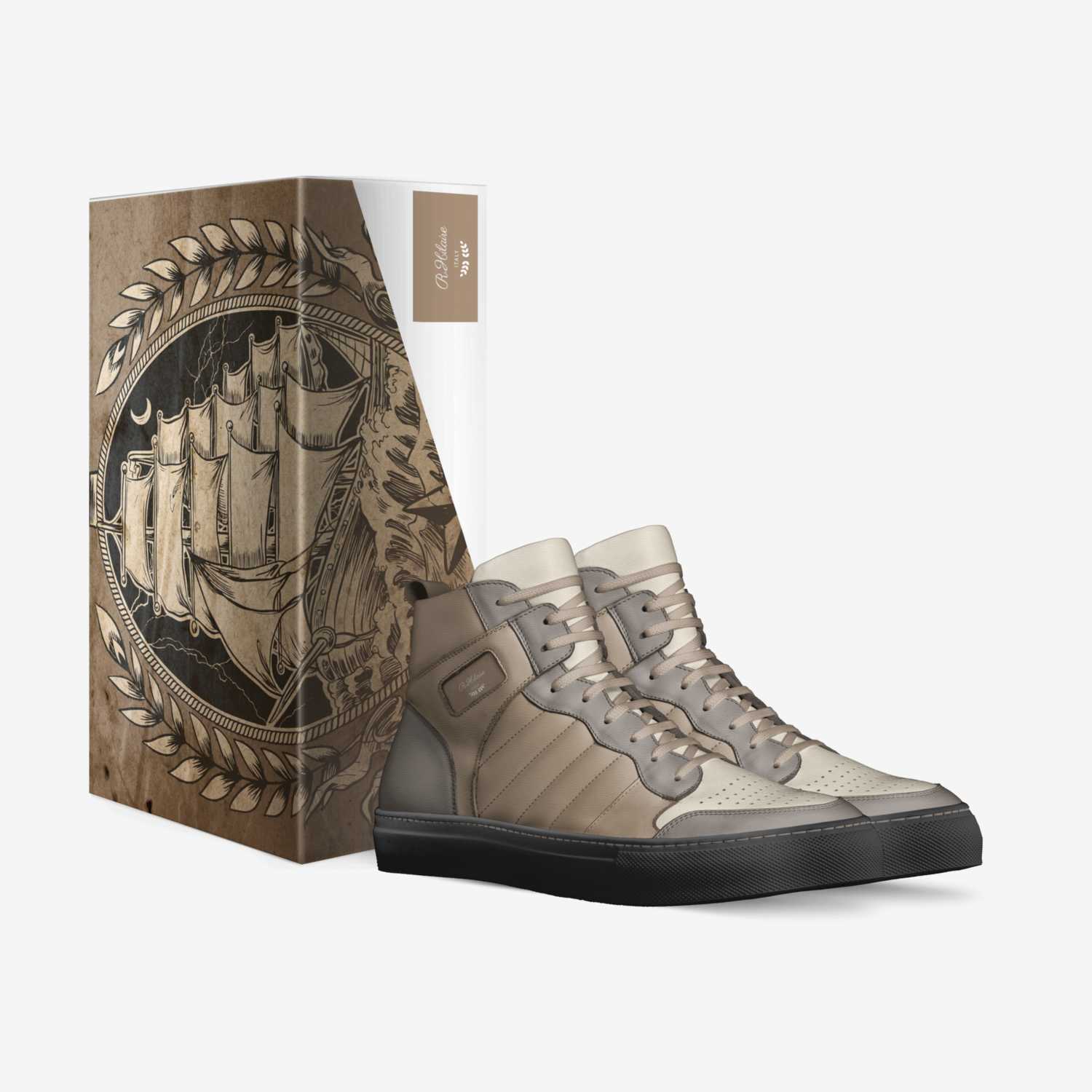 Sparks custom made in Italy shoes by Randy Hilaire | Box view