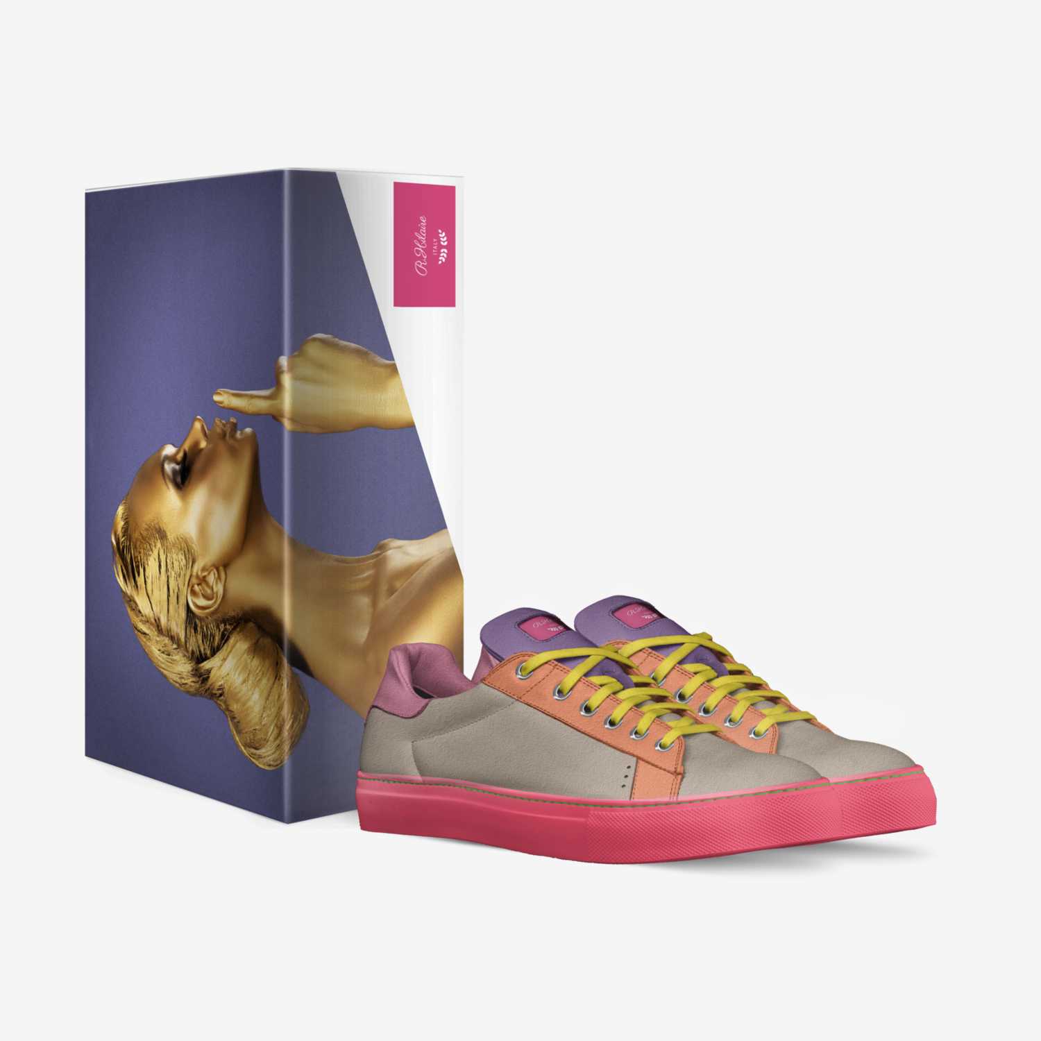 Renee' custom made in Italy shoes by Randy Hilaire | Box view