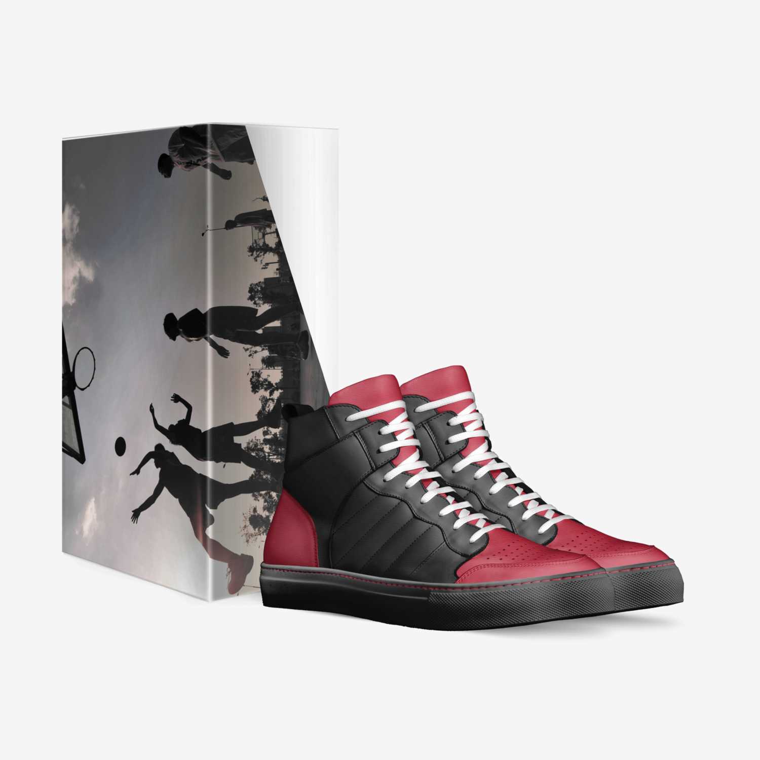 laced up custom made in Italy shoes by Quinton | Box view