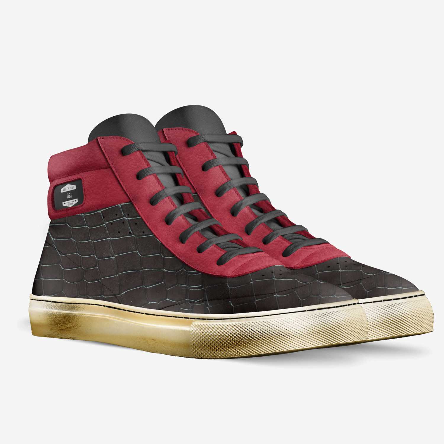 obj custom made in Italy shoes by Victor | Double view