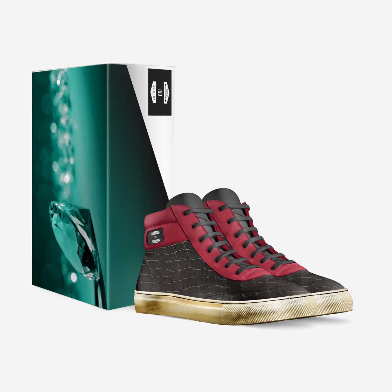 obj custom made in Italy shoes by Victor | Box view