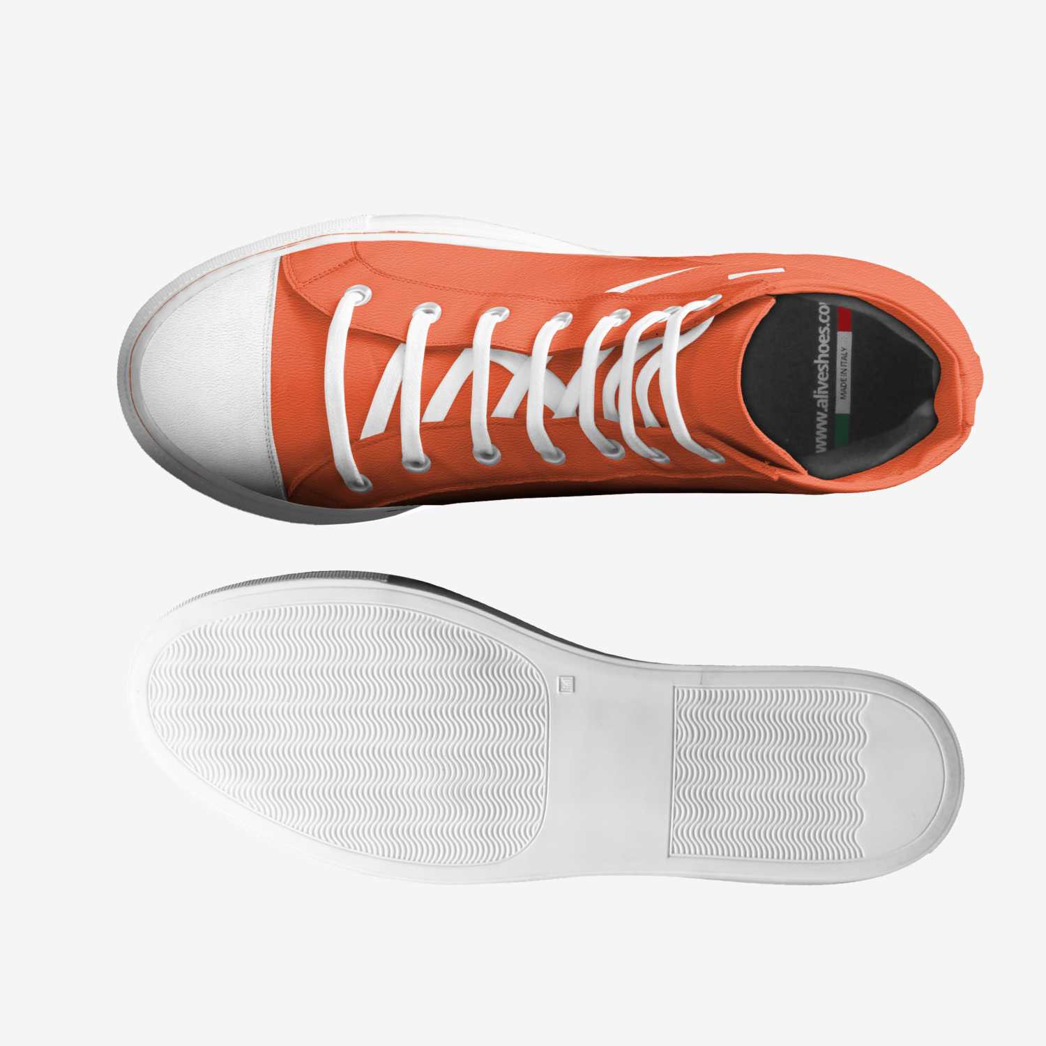 PRODUCT HUNT KICKS custom made in Italy shoes by Agency Aliveshoes | Top view