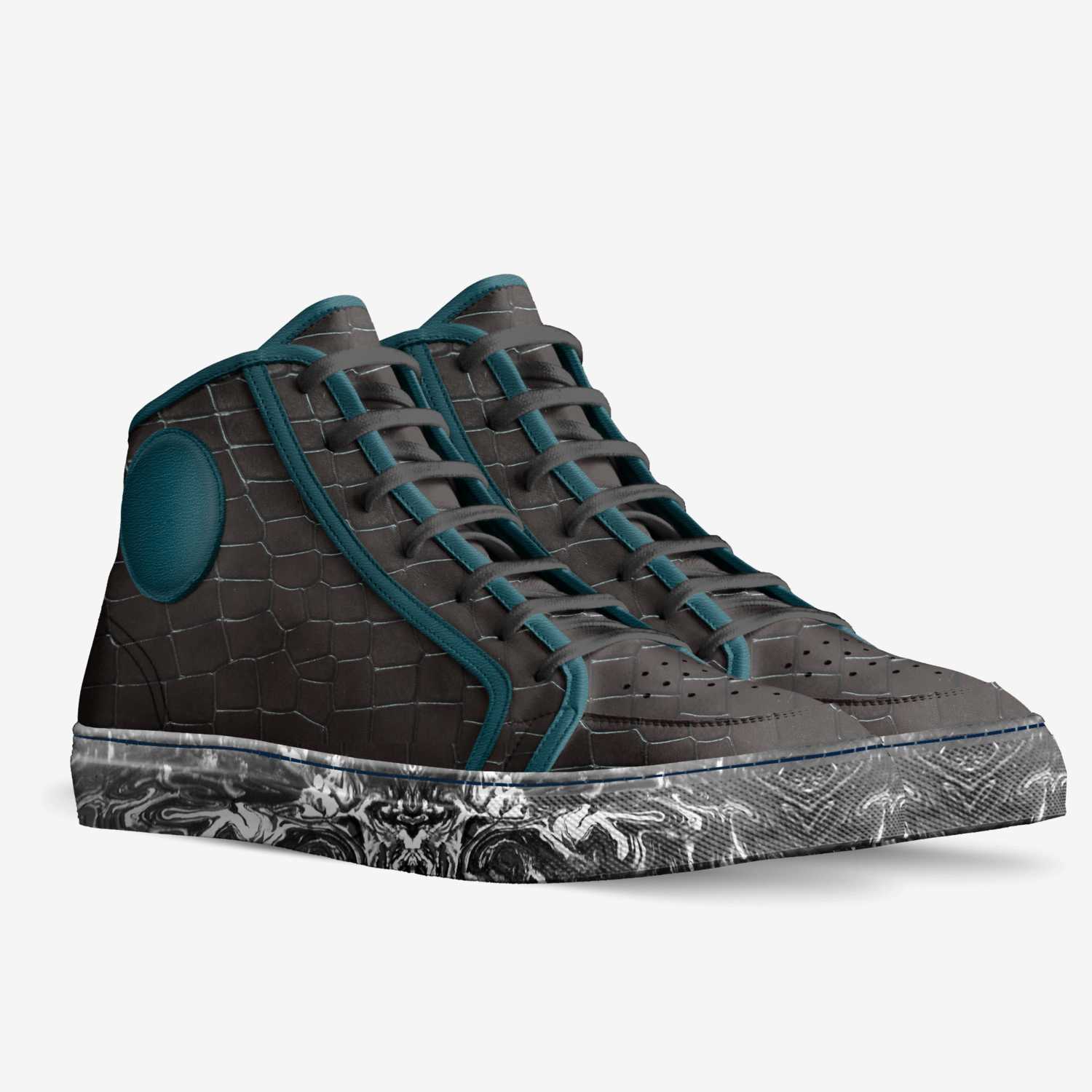 jjkjk custom made in Italy shoes by Michela Luna Parkle | Double view