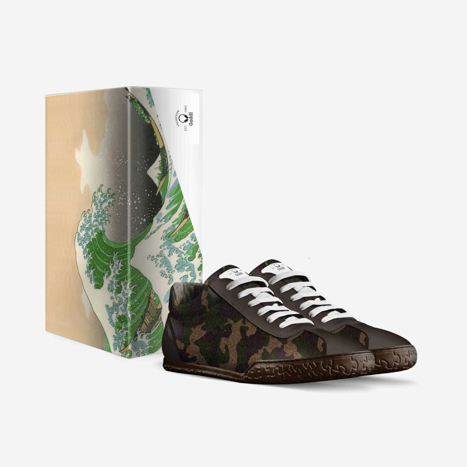 Gaddi custom made in Italy shoes by David Williams | Box view