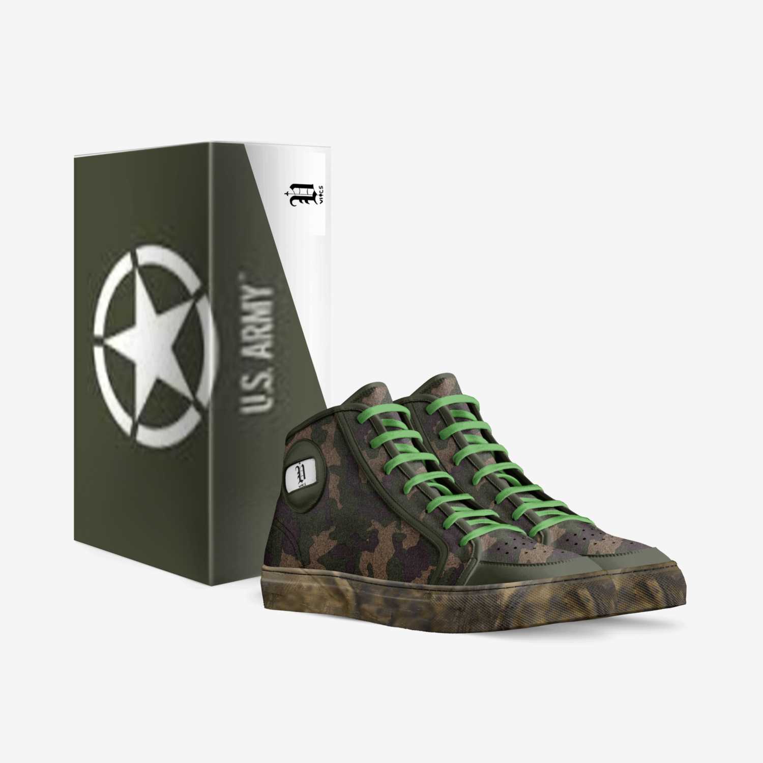 Vics Army custom made in Italy shoes by Brayden Murphy | Box view