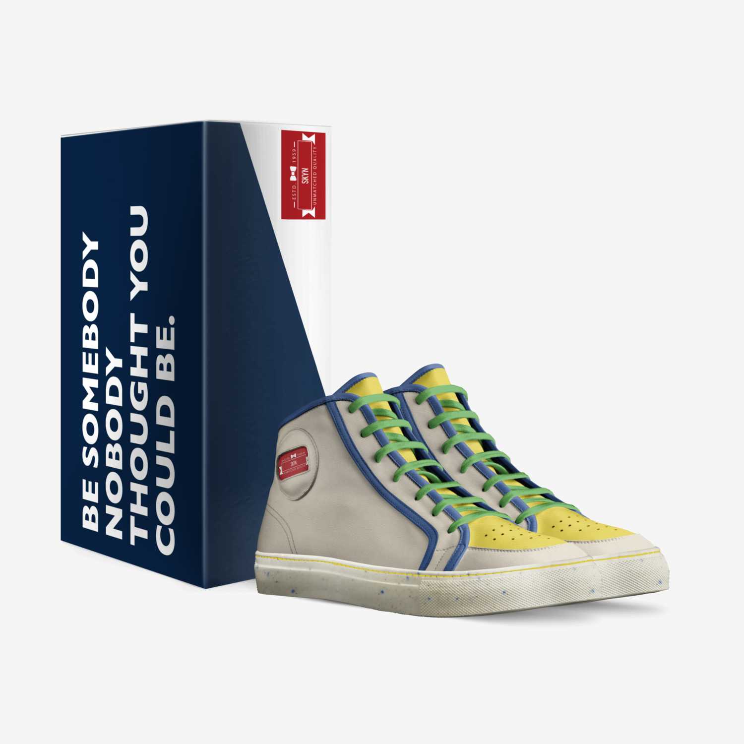 SKYN custom made in Italy shoes by Seldrik Johnson | Box view