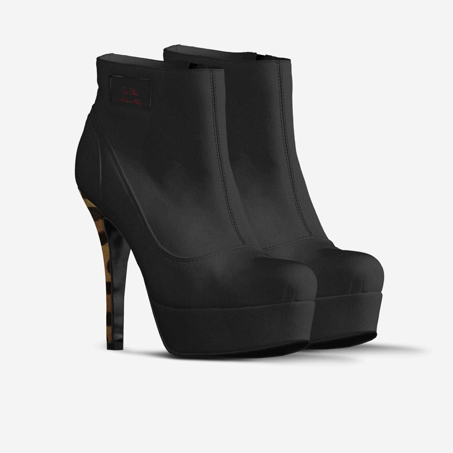 So Chic custom made in Italy shoes by Alexis Wheeler | Double view