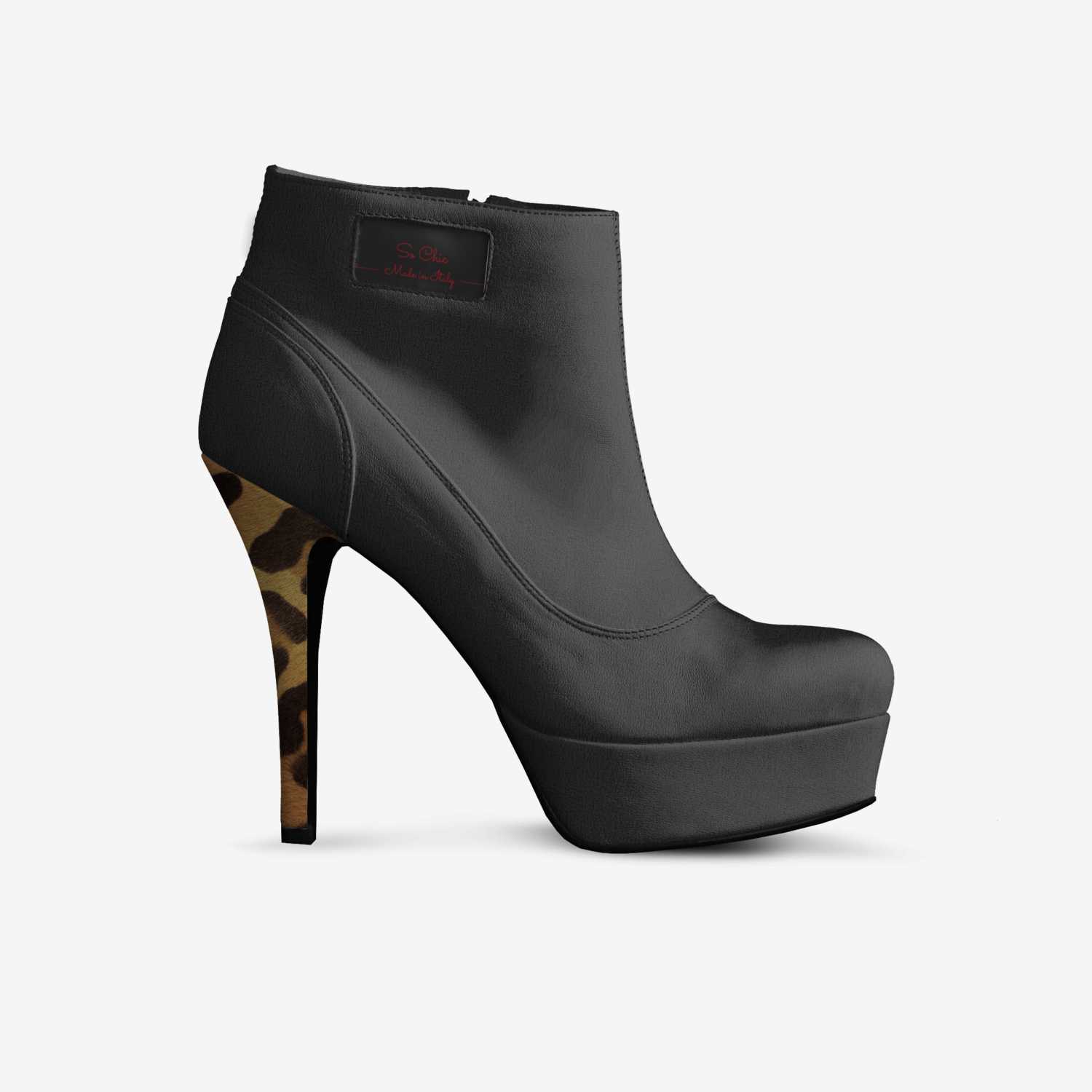 So Chic custom made in Italy shoes by Alexis Wheeler | Side view