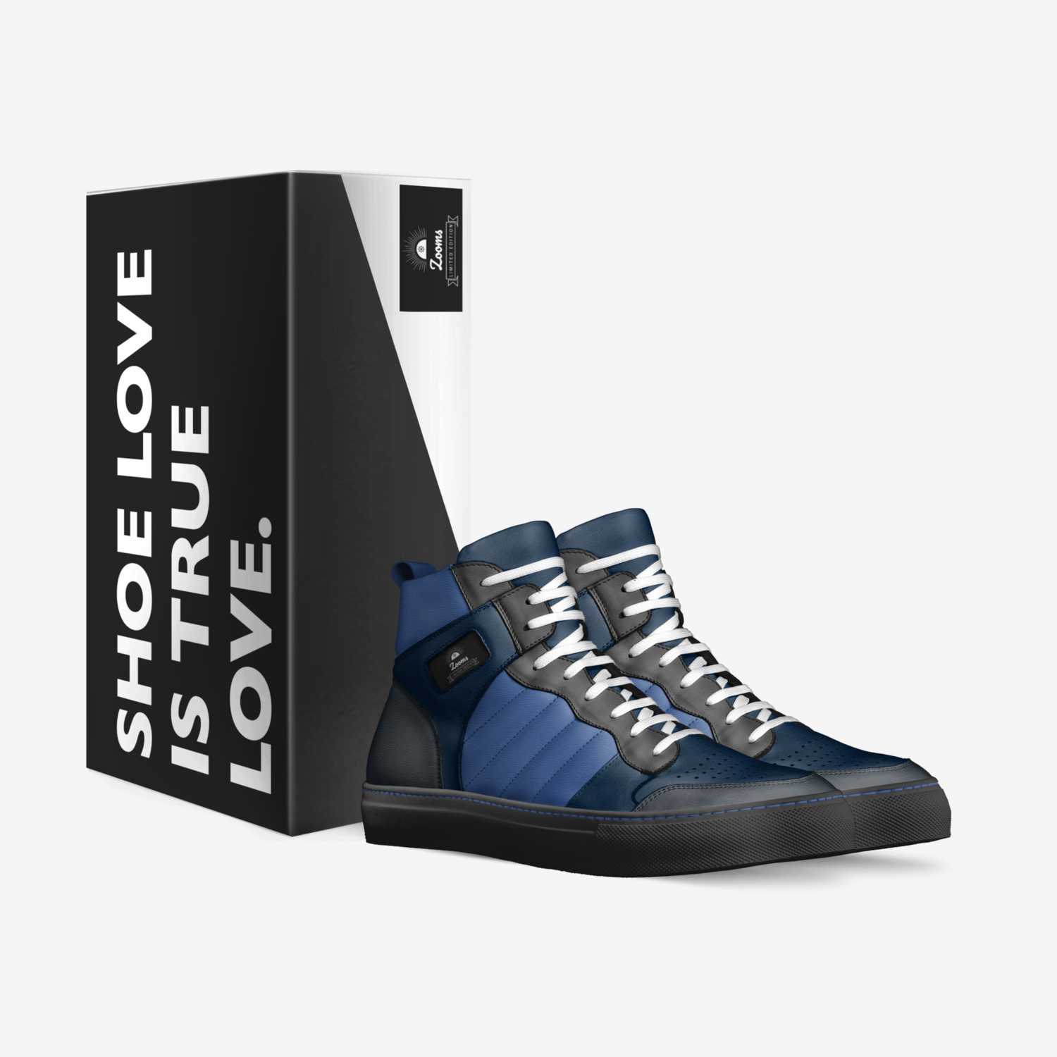 Zooms custom made in Italy shoes by Hadden | Box view