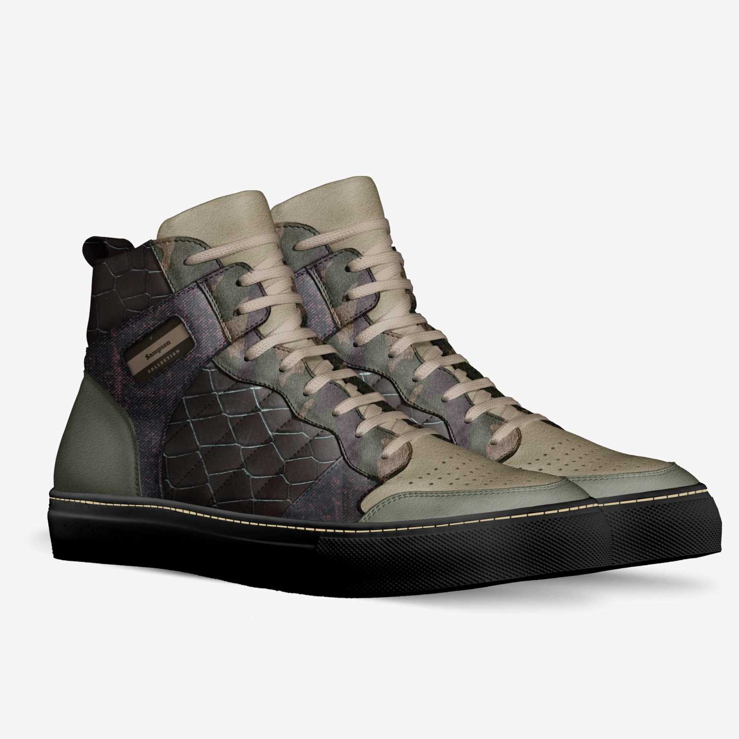 Sampson custom made in Italy shoes by Nabeel Mulla | Double view