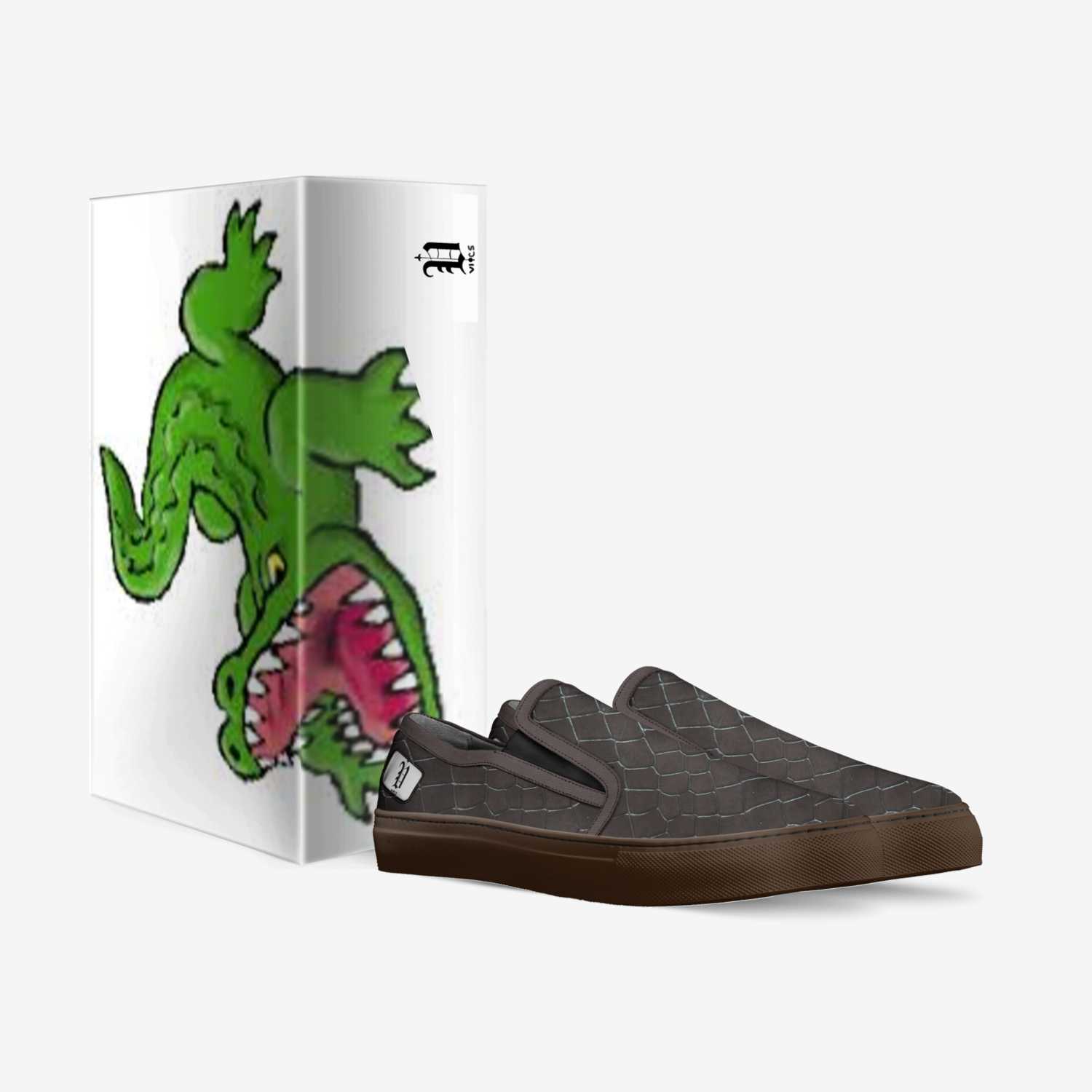 Vics crocks custom made in Italy shoes by Brayden Murphy | Box view