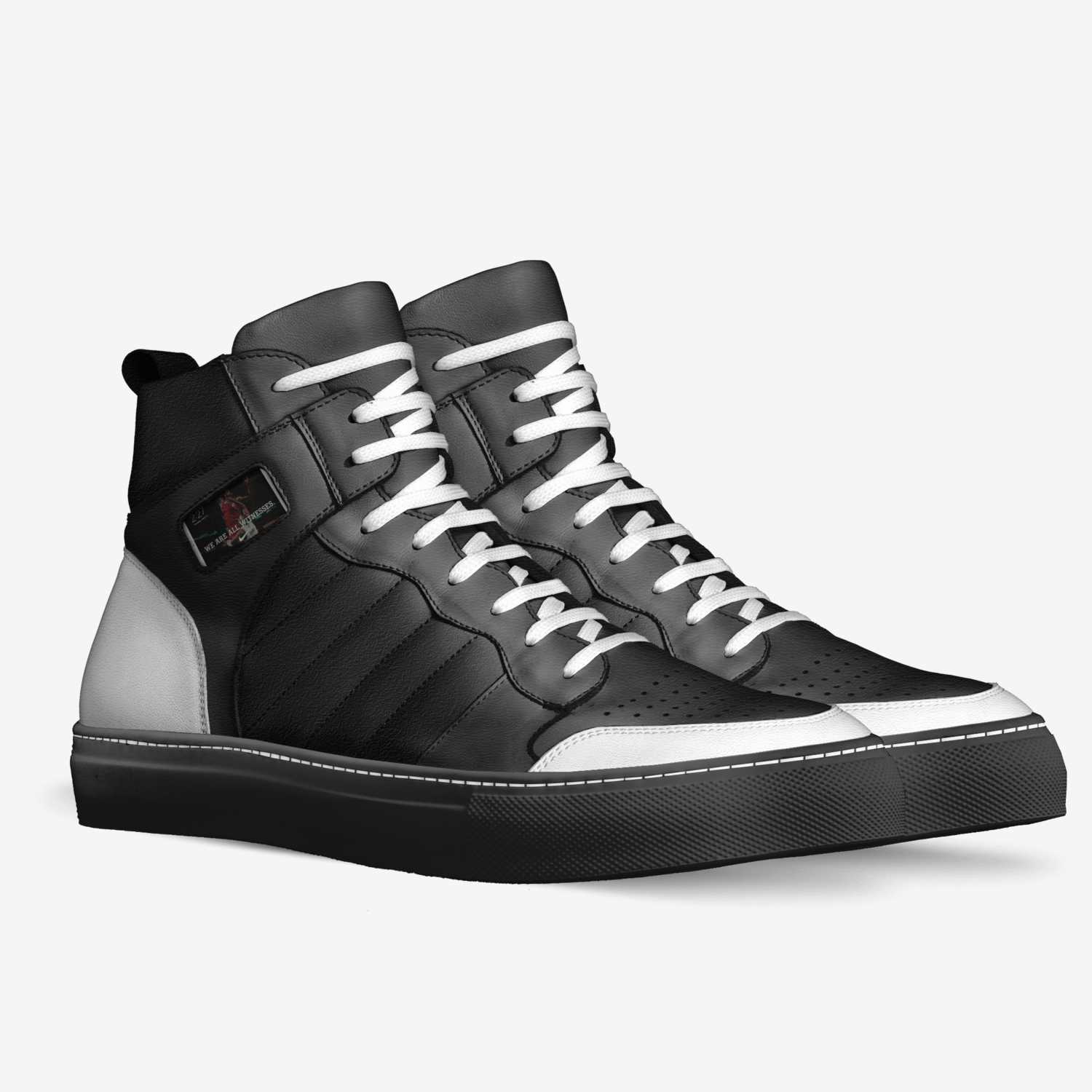 Basketball shaggy custom made in Italy shoes by Swayyoung | Double view