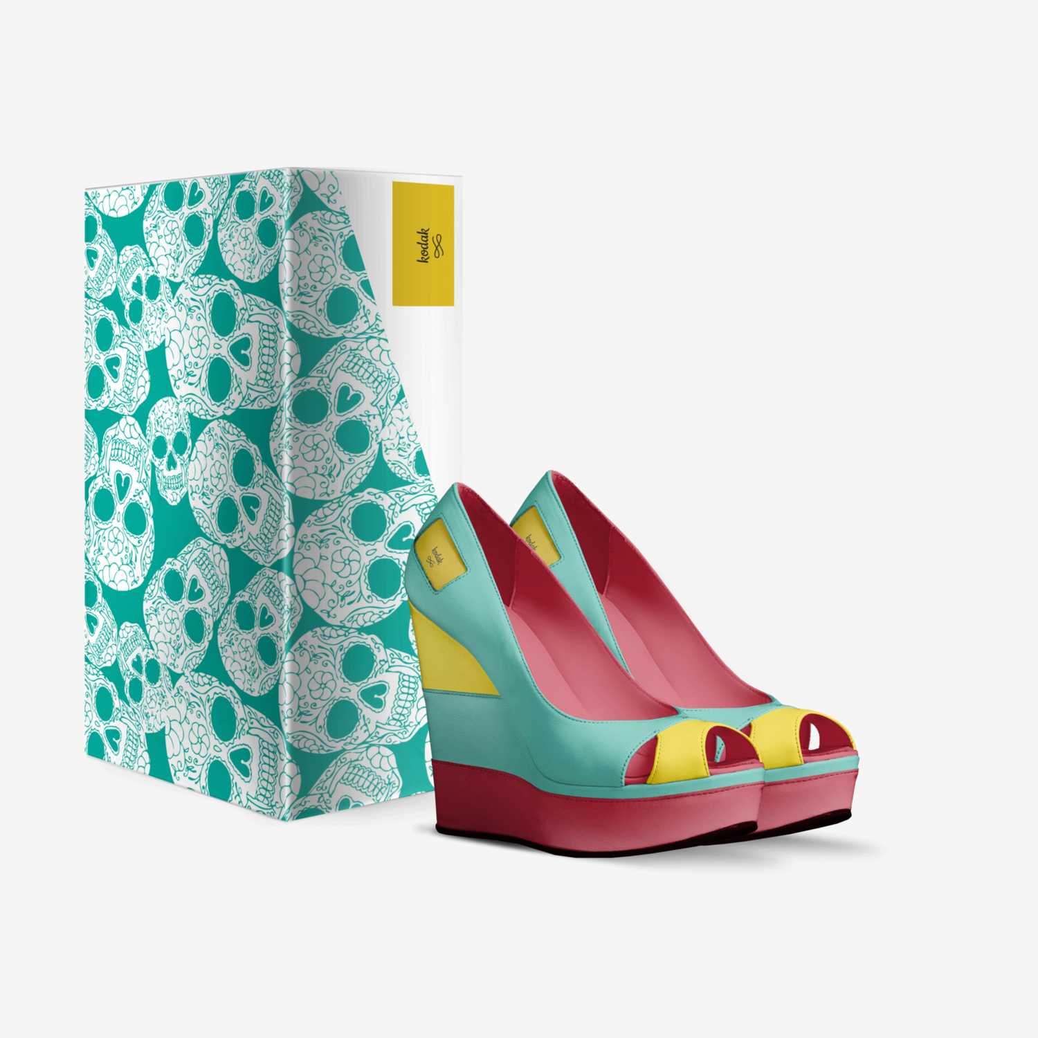 kodak custom made in Italy shoes by Jenessaoxendine | Box view