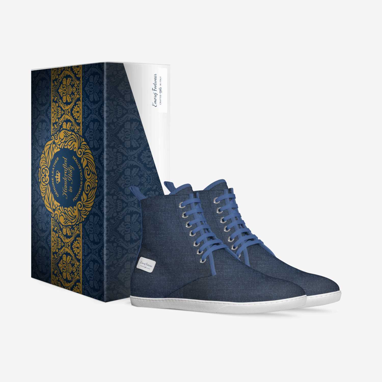 E7$ Limited custom made in Italy shoes by Lateef Williams | Box view