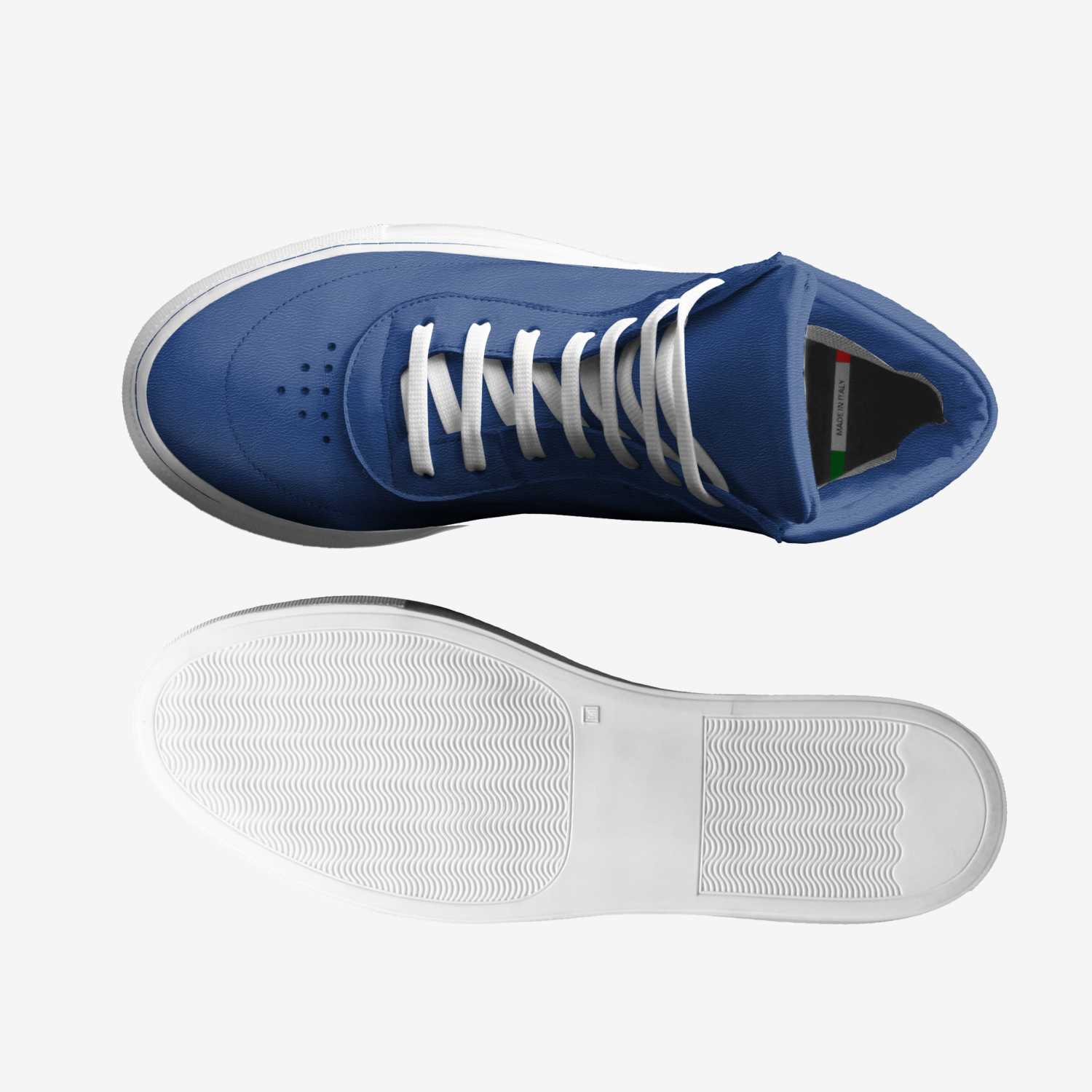 E7$ Limited custom made in Italy shoes by Lateef Williams | Top view