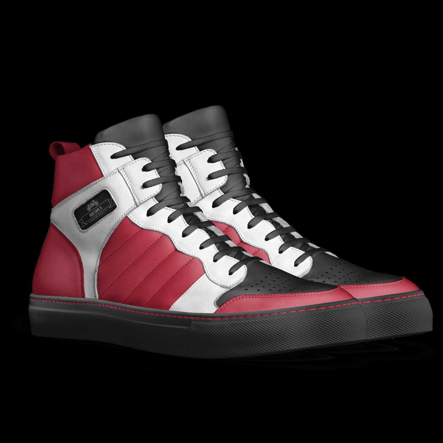 Where are red clearance tape shoes made