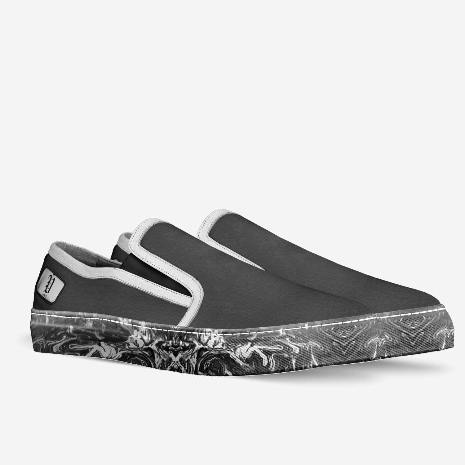 vics slip on custom made in Italy shoes by Brayden Murphy | Double view