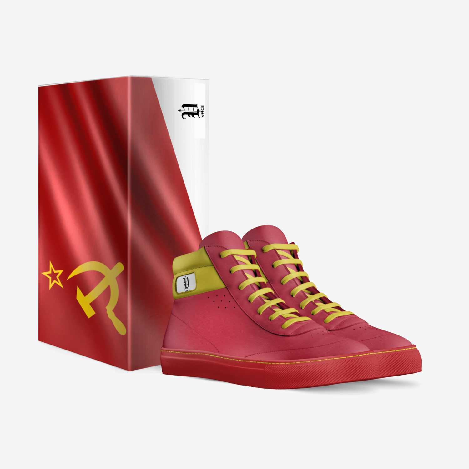 vics USSR custom made in Italy shoes by Brayden Murphy | Box view