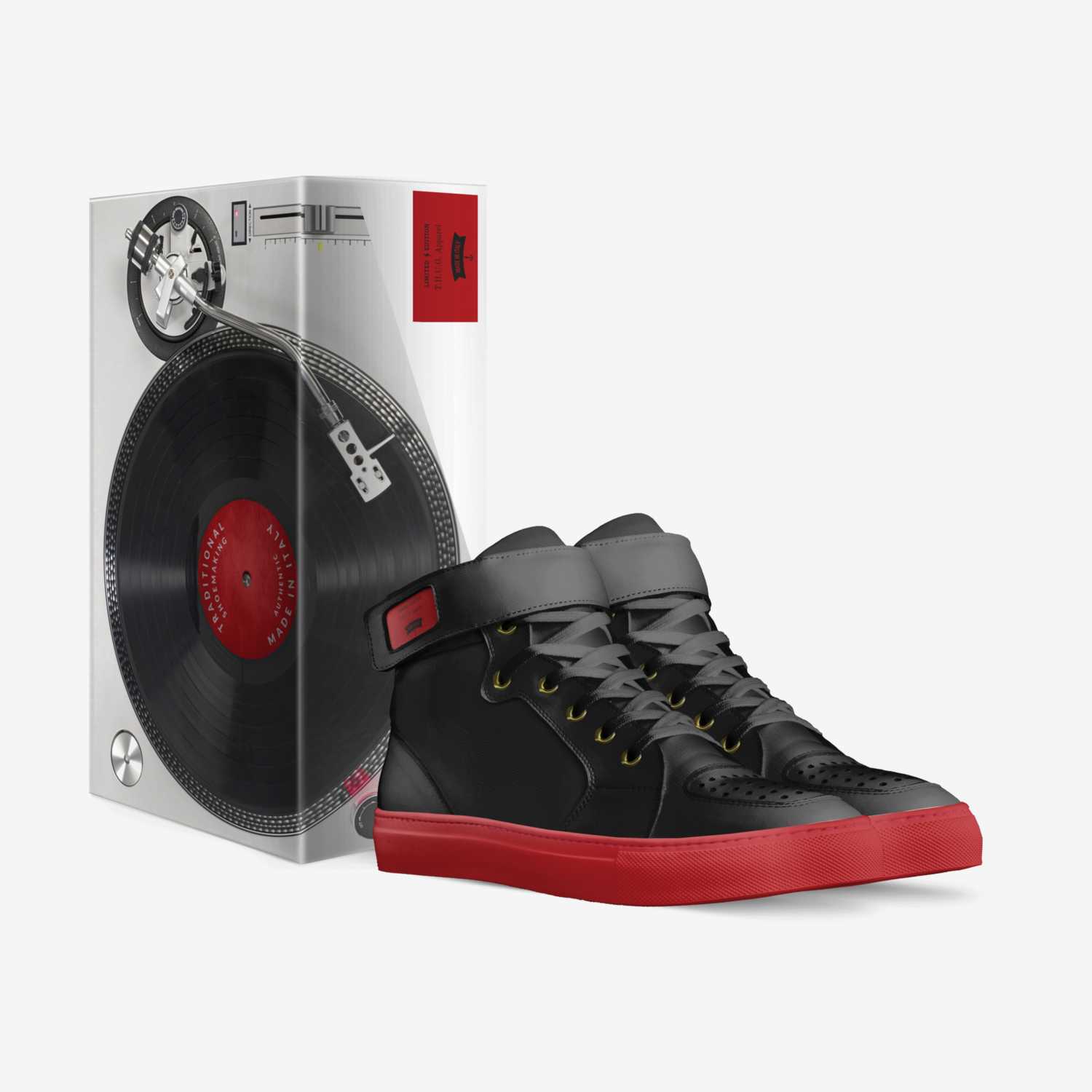 T.H.U.G. Apparel custom made in Italy shoes by David Wynn | Box view