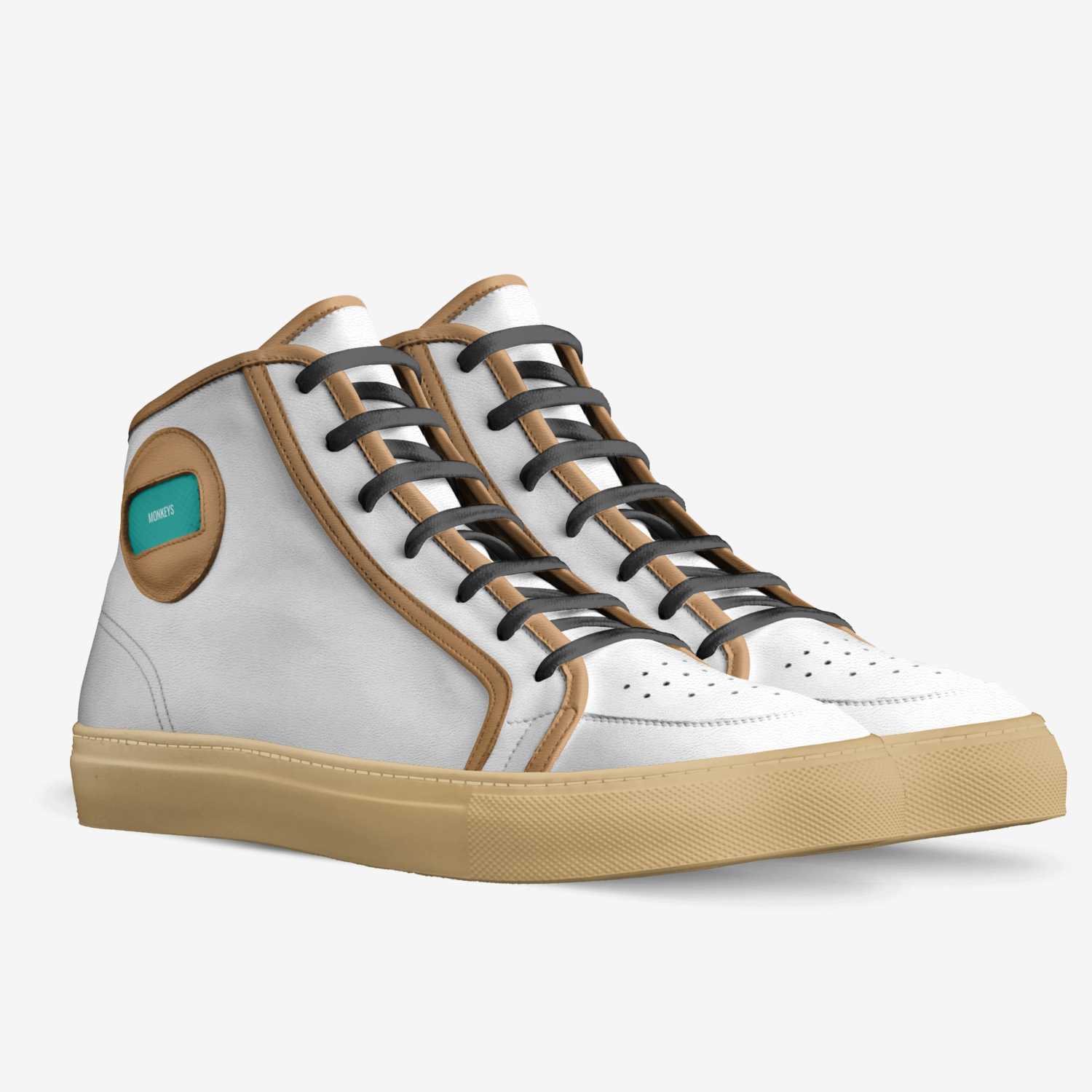 MONKEYS custom made in Italy shoes by Bluetooth Monkey | Double view