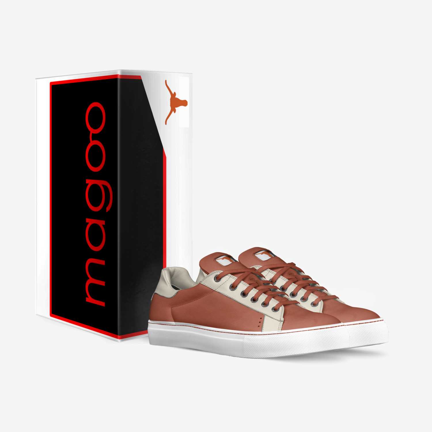 magoo longhorn low custom made in Italy shoes by Joy Lynn Fields | Box view