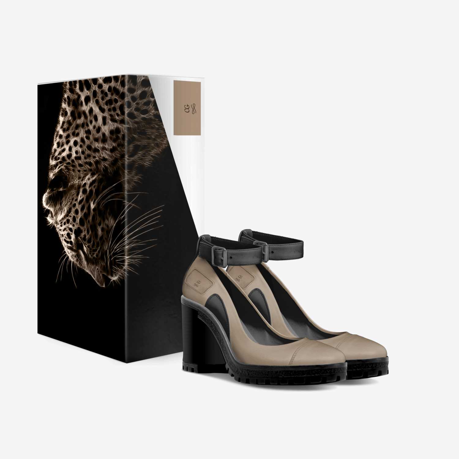 CG custom made in Italy shoes by Cenequa Nikkole Gaston | Box view