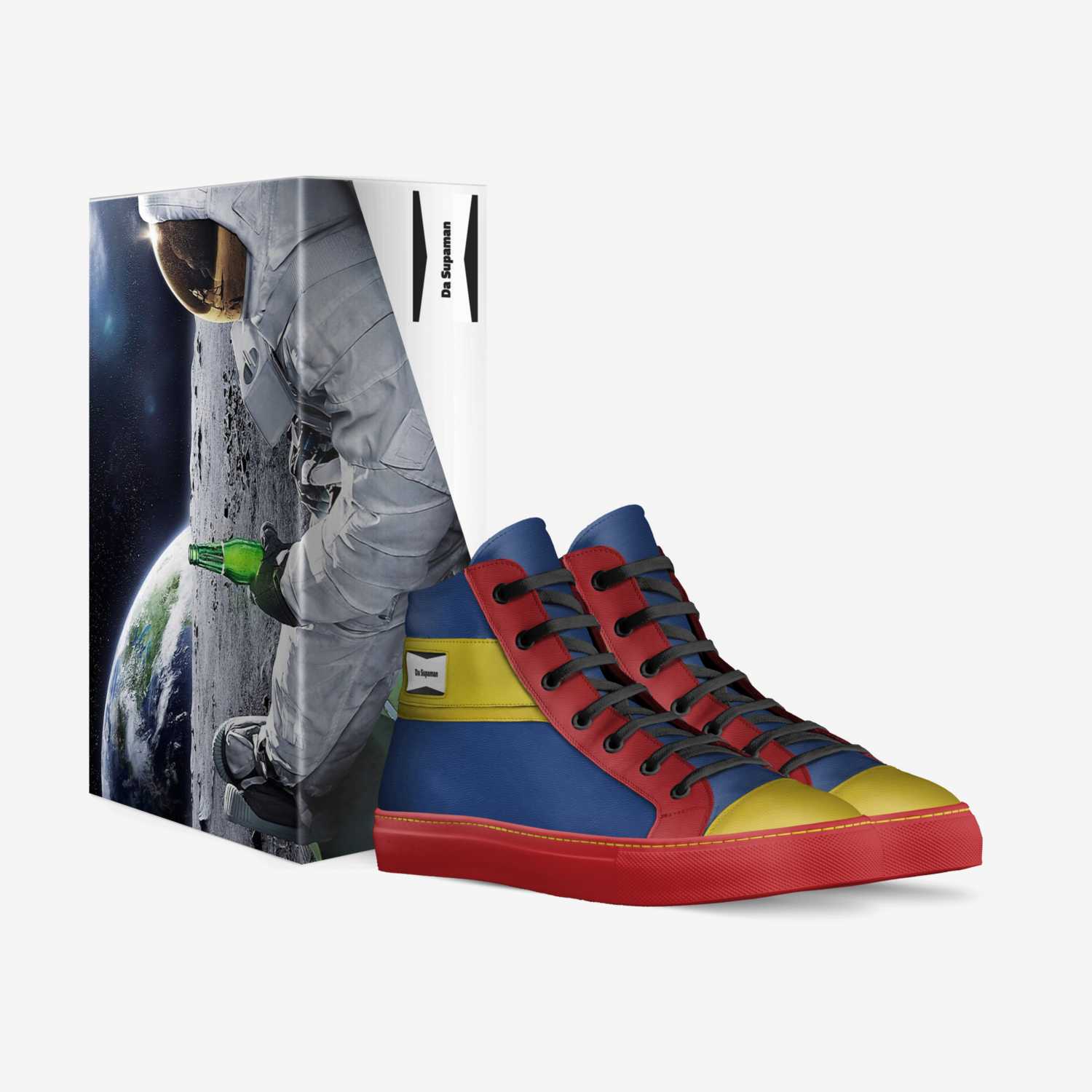 Da Supaman  custom made in Italy shoes by Cleveland Davis | Box view