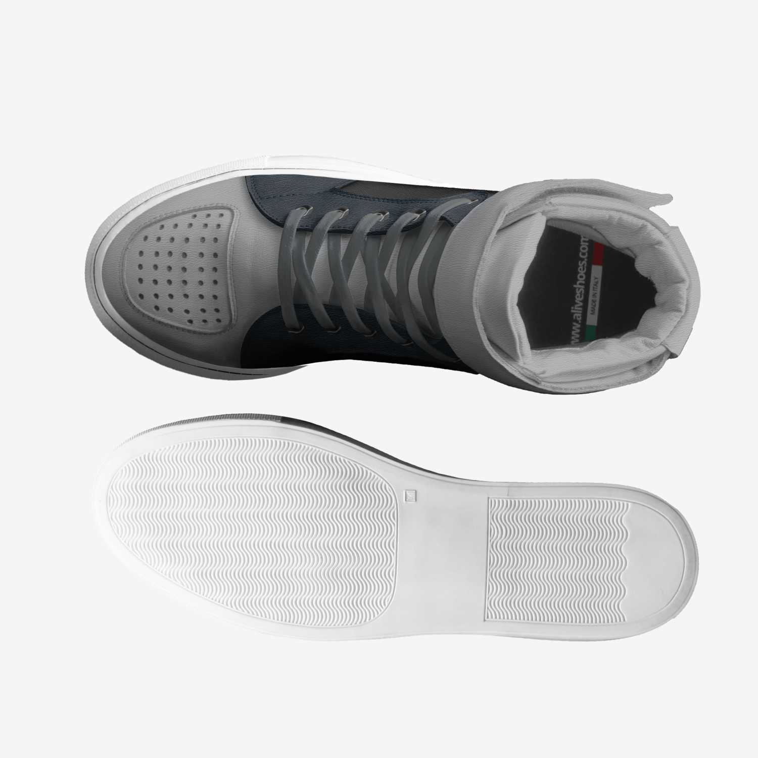 SpaceMax custom made in Italy shoes by Aaron Kwan Husin | Top view