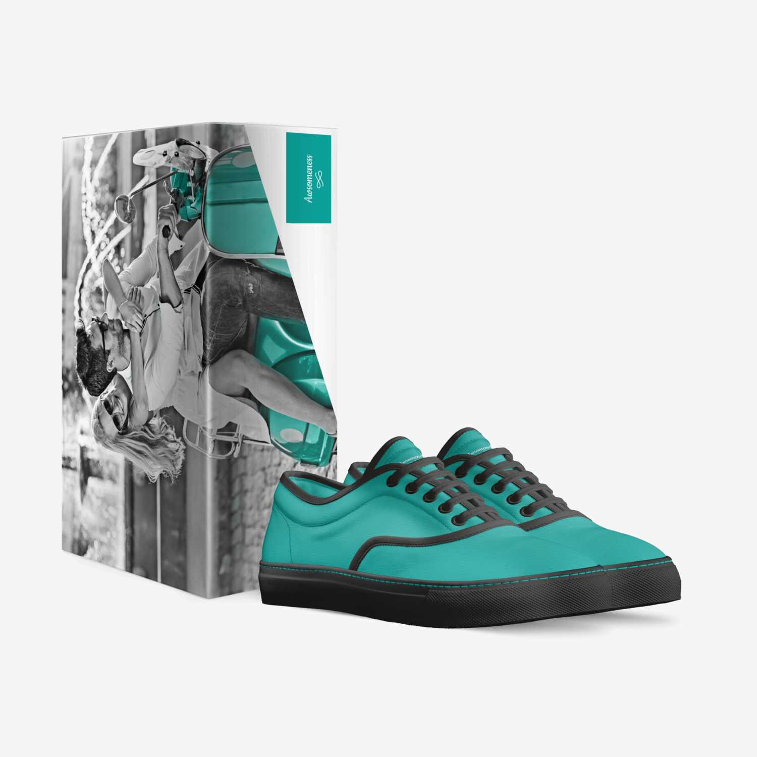 Awsomeness custom made in Italy shoes by Mackenzie Adams | Box view