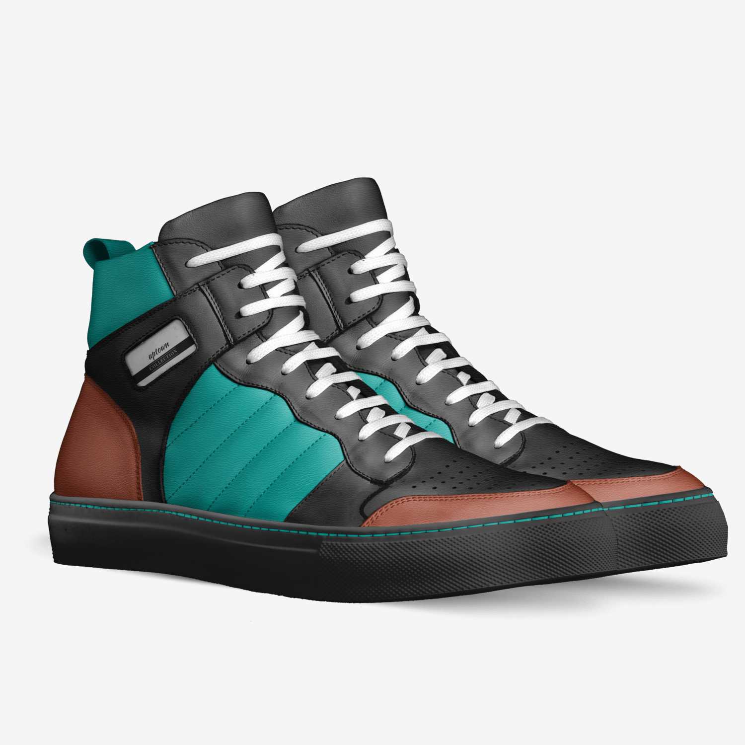 uptown custom made in Italy shoes by Michael Brewer | Double view