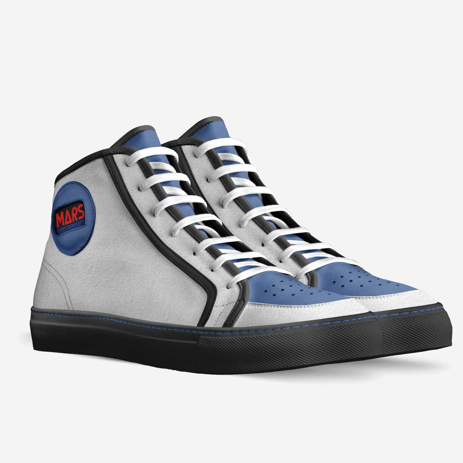 MARS - ATTACKS custom made in Italy shoes by Travis Dgeworld Larson | Double view