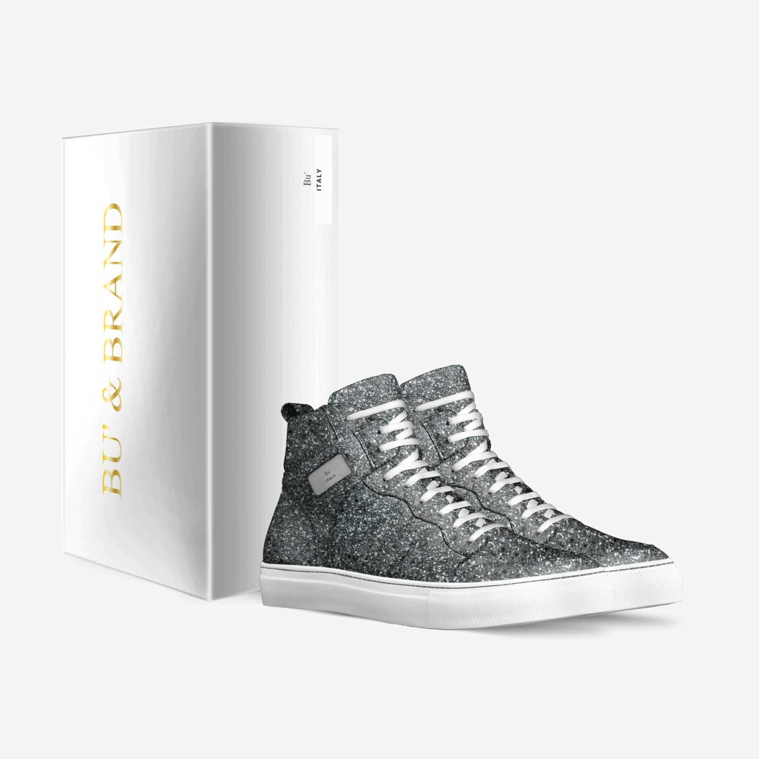 Inovative Glitts custom made in Italy shoes by X Bu Italy | Box view