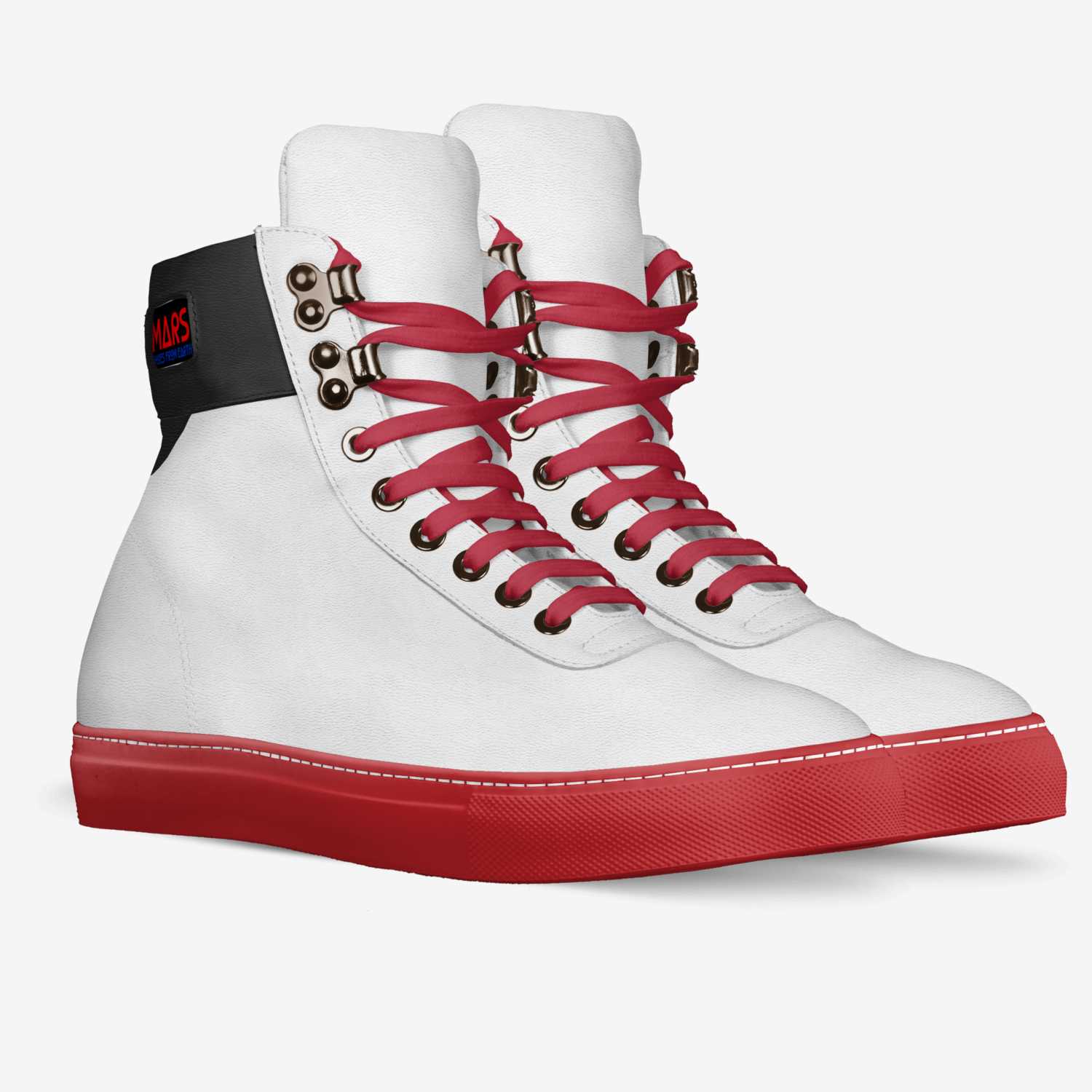 MARS-OLYMPUS-MONS custom made in Italy shoes by Travis Dgeworld Larson | Double view