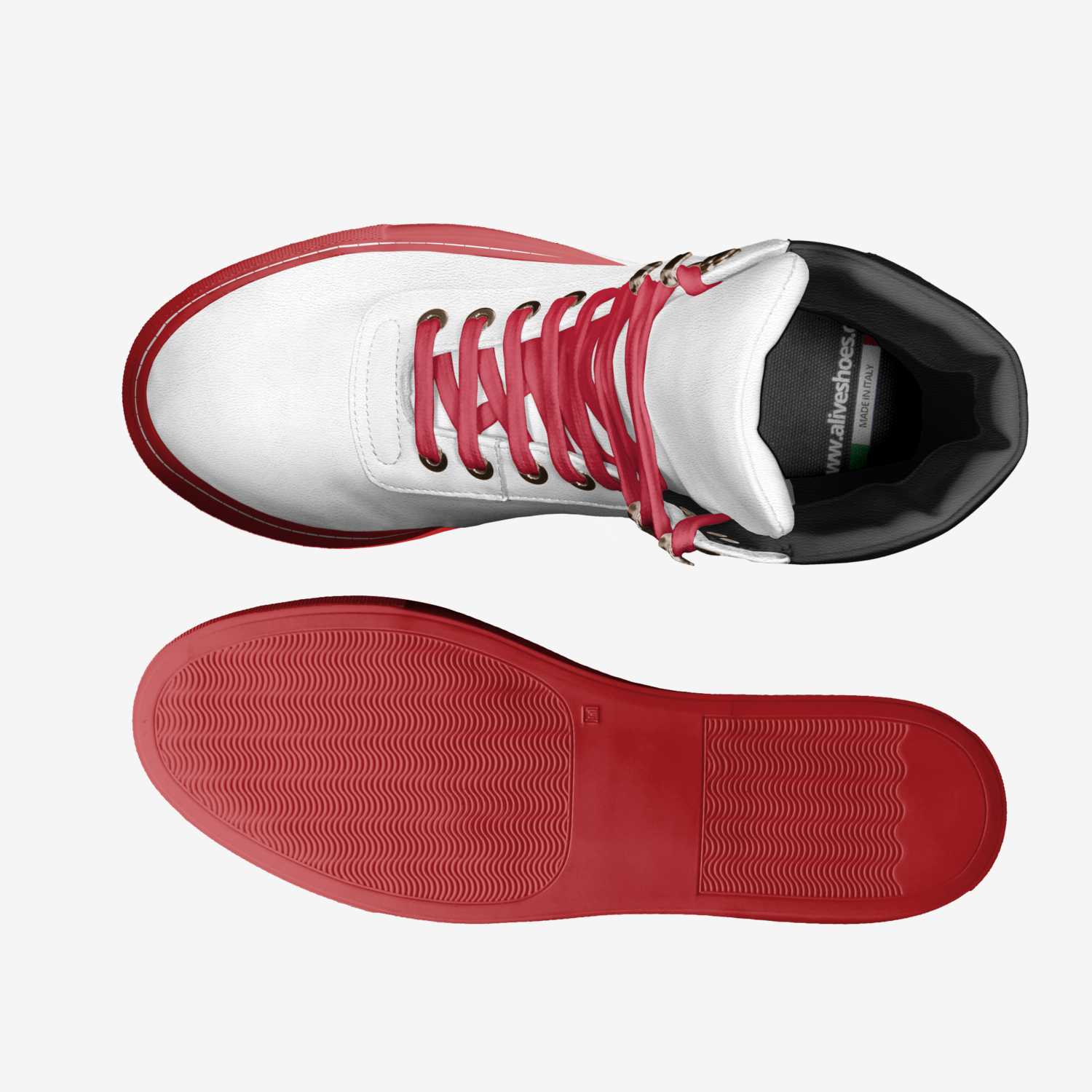MARS-OLYMPUS-MONS custom made in Italy shoes by Travis Dgeworld Larson | Top view