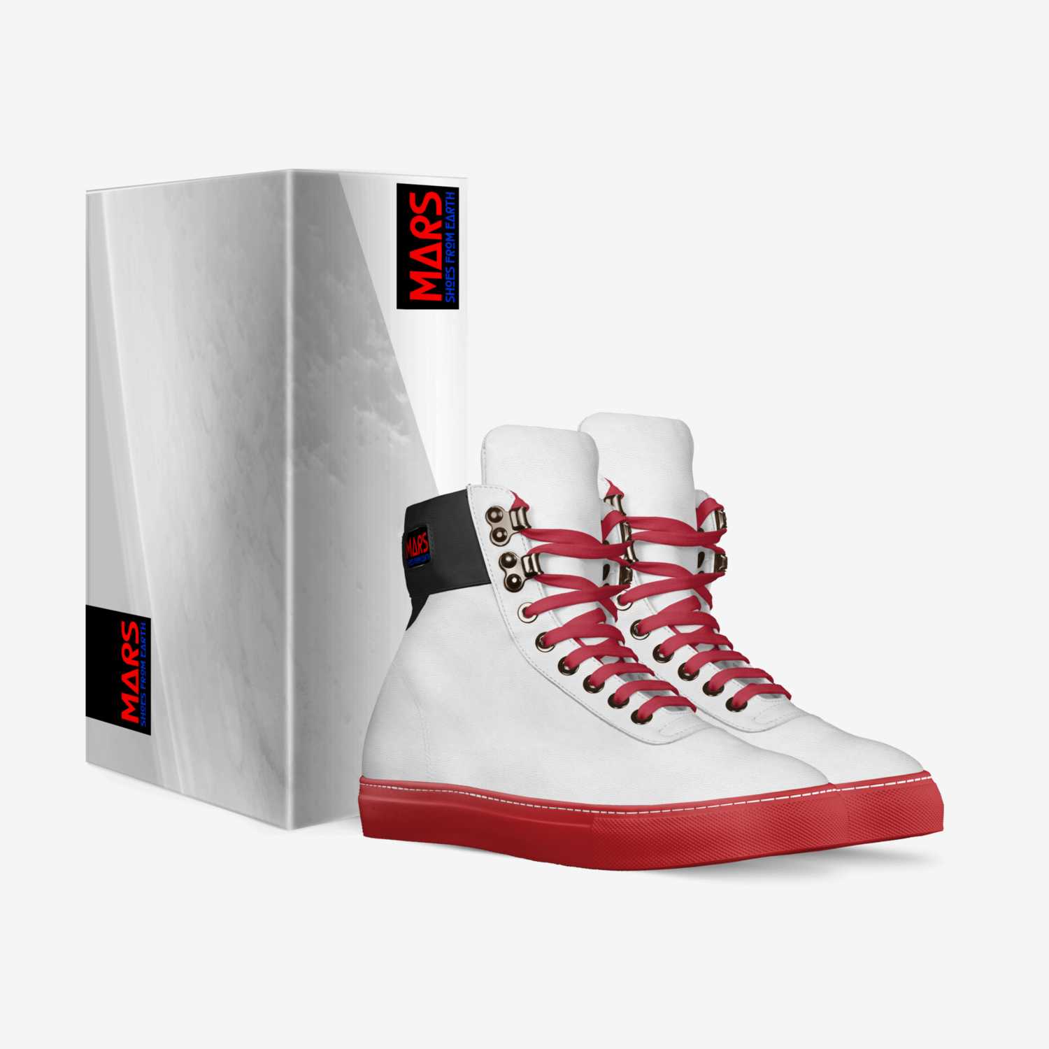 MARS-OLYMPUS-MONS custom made in Italy shoes by Travis Dgeworld Larson | Box view