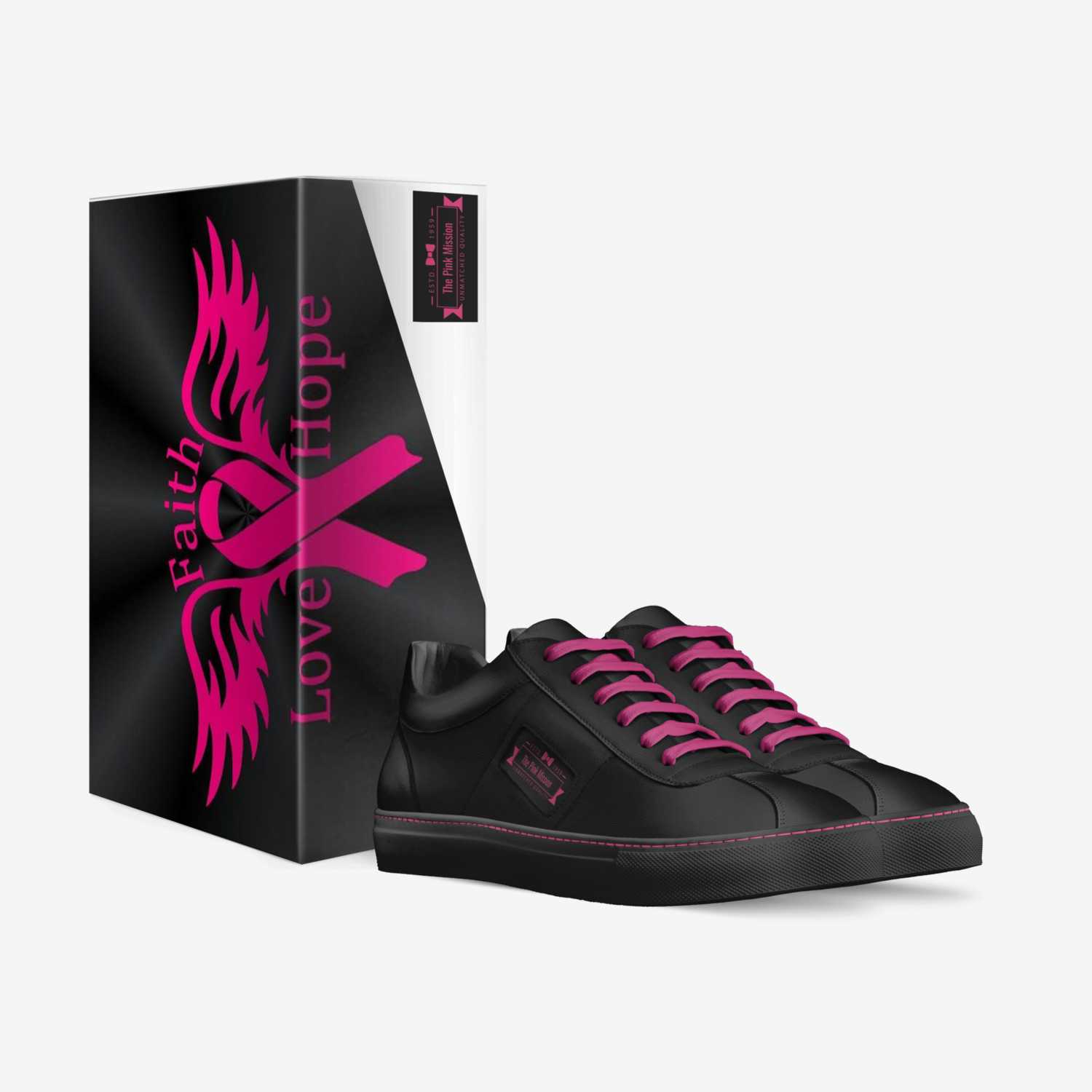 The Pink Mission custom made in Italy shoes by Princess Majette | Box view