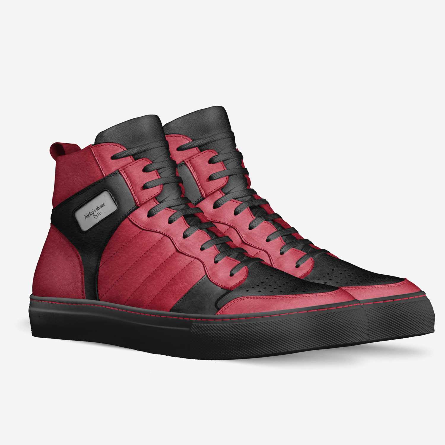 Nicky's shoes  custom made in Italy shoes by Nicole Mcdonald | Double view