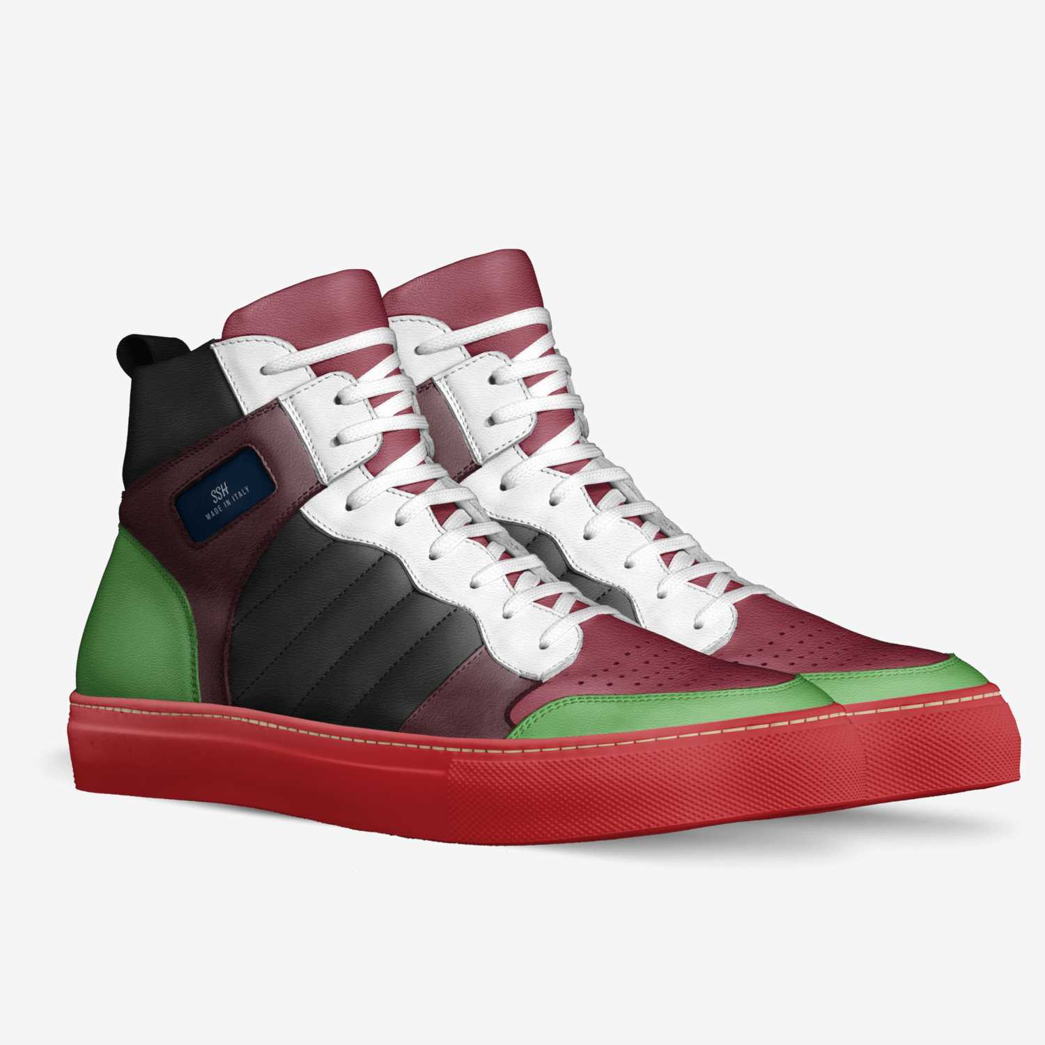 SSH  custom made in Italy shoes by Gladis Avelar | Double view