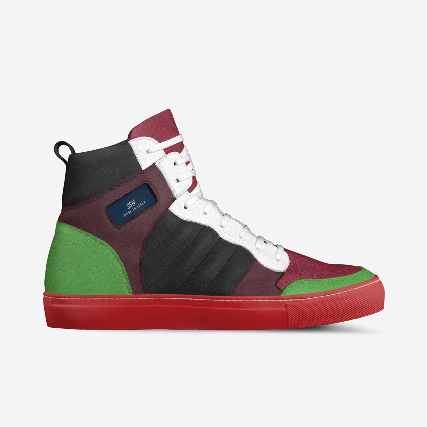 SSH  custom made in Italy shoes by Gladis Avelar | Side view