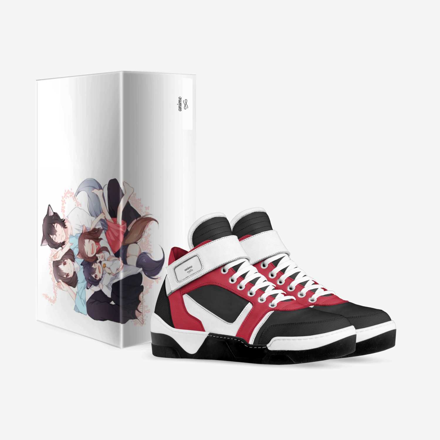 anime custom made in Italy shoes by Madisen Wulff | Box view