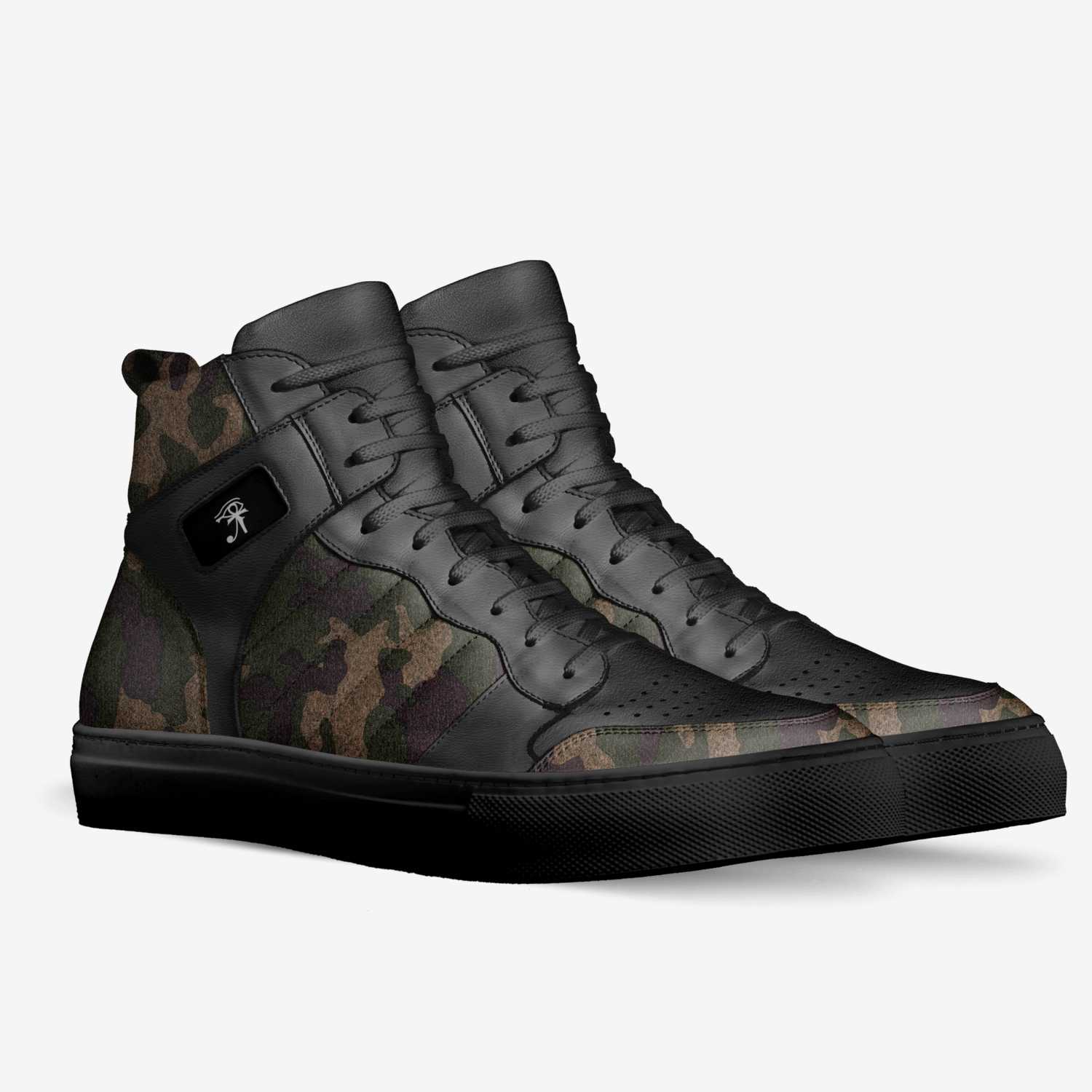 Shujaa II custom made in Italy shoes by Dnbe Apparel | Double view