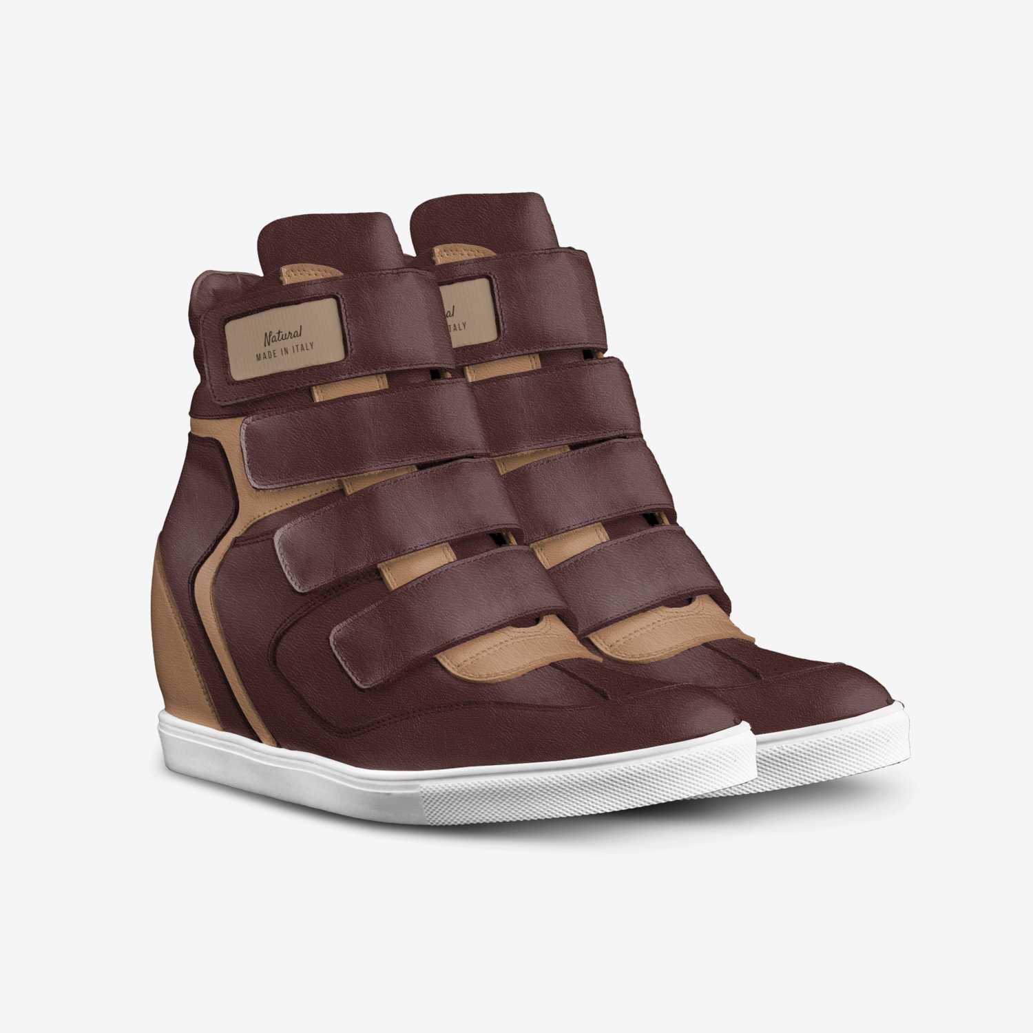 Natural custom made in Italy shoes by Coxabling Moxabling | Double view