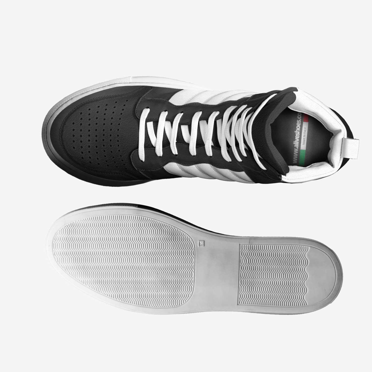 Caleb's Shoes custom made in Italy shoes by Caleb Marquez | Top view