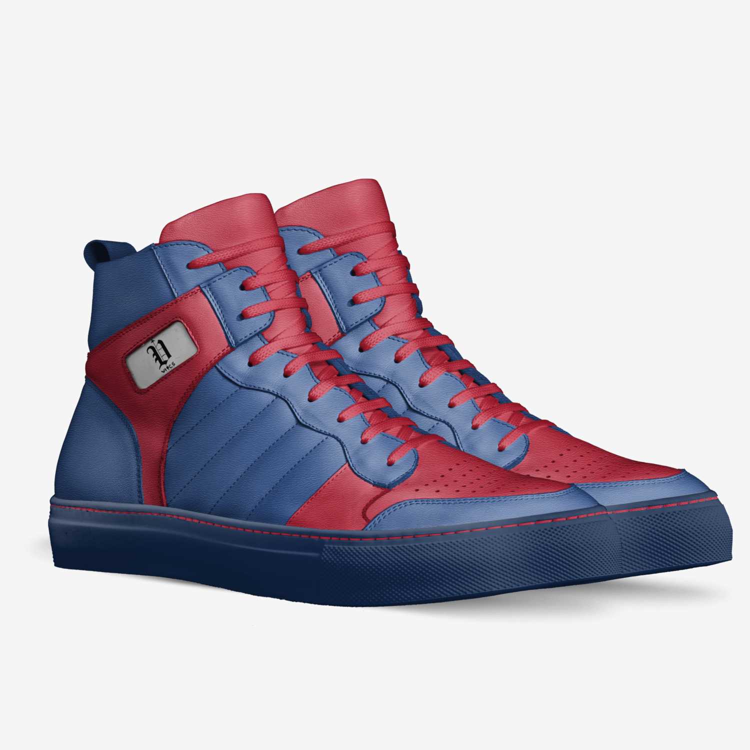 Vics rocket air custom made in Italy shoes by Brayden Murphy | Double view