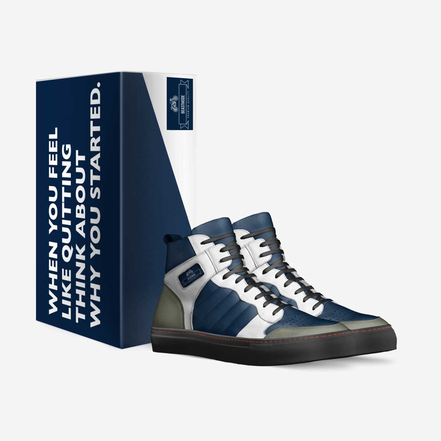 beastmode custom made in Italy shoes by Cole | Box view