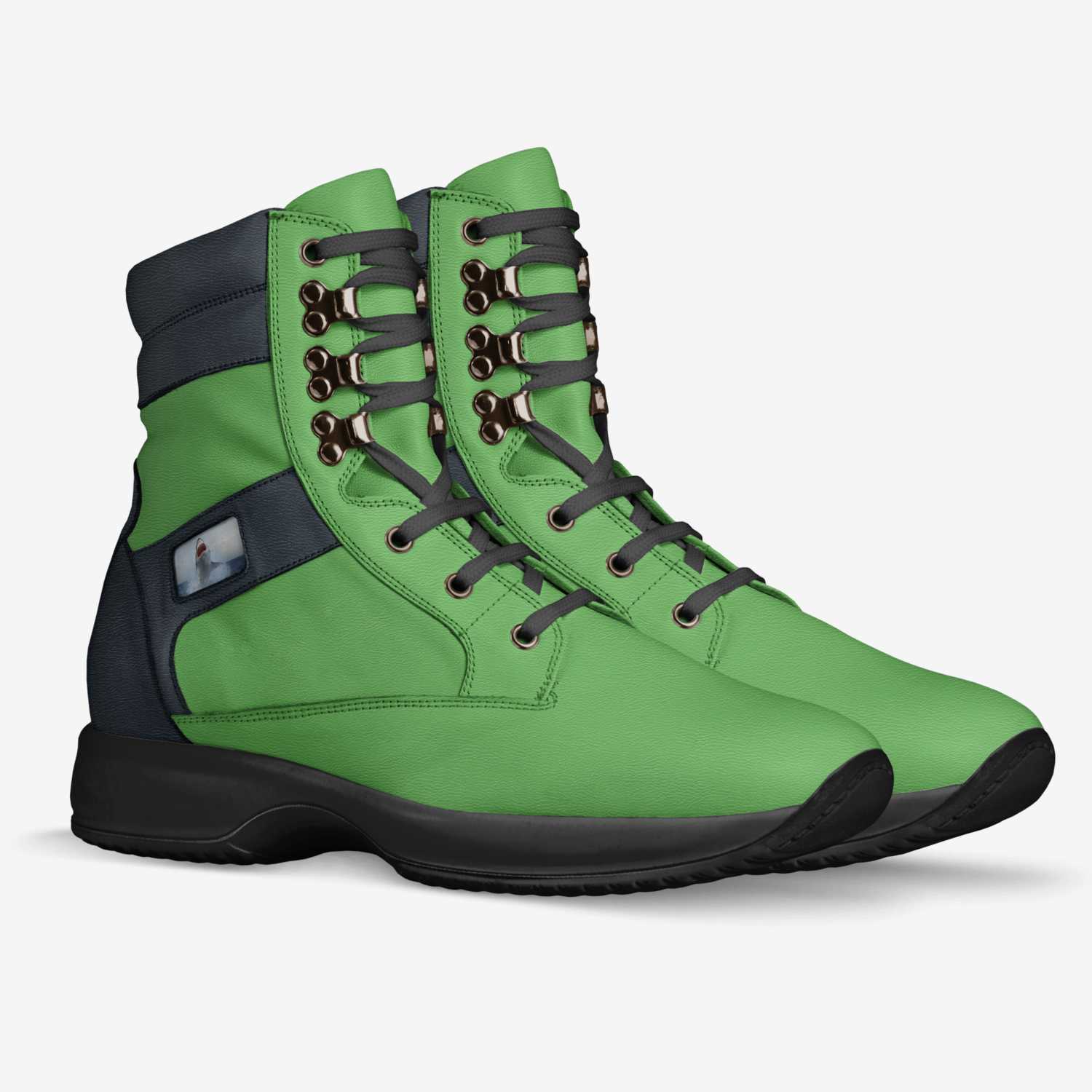 Sharky custom made in Italy shoes by Stoney Bastian | Double view