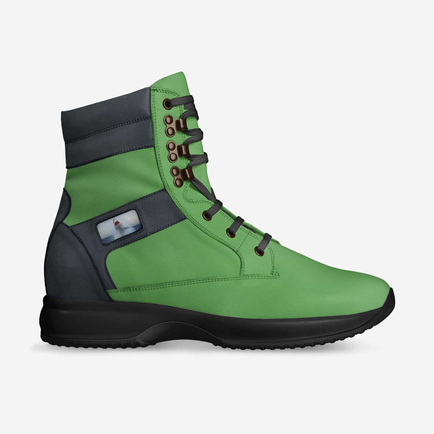 Sharky custom made in Italy shoes by Stoney Bastian | Side view