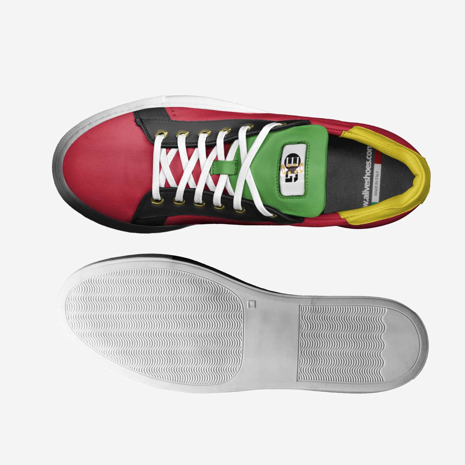3LDG8 custom made classic skaters 3LDG8 artisan made in Italy shoes by Jerell Elder