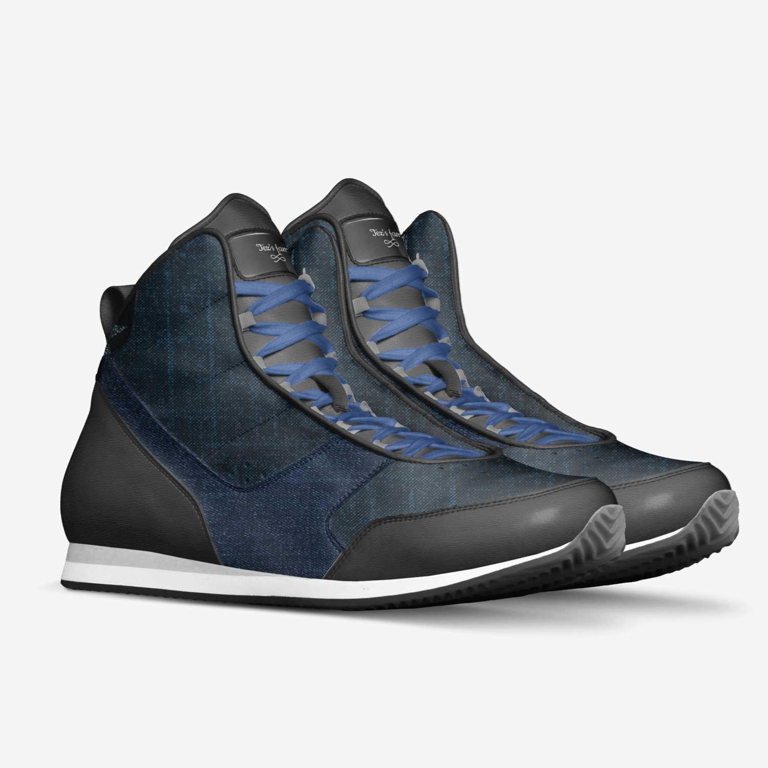 Jk66 custom made in Italy shoes by Martez Newman | Double view