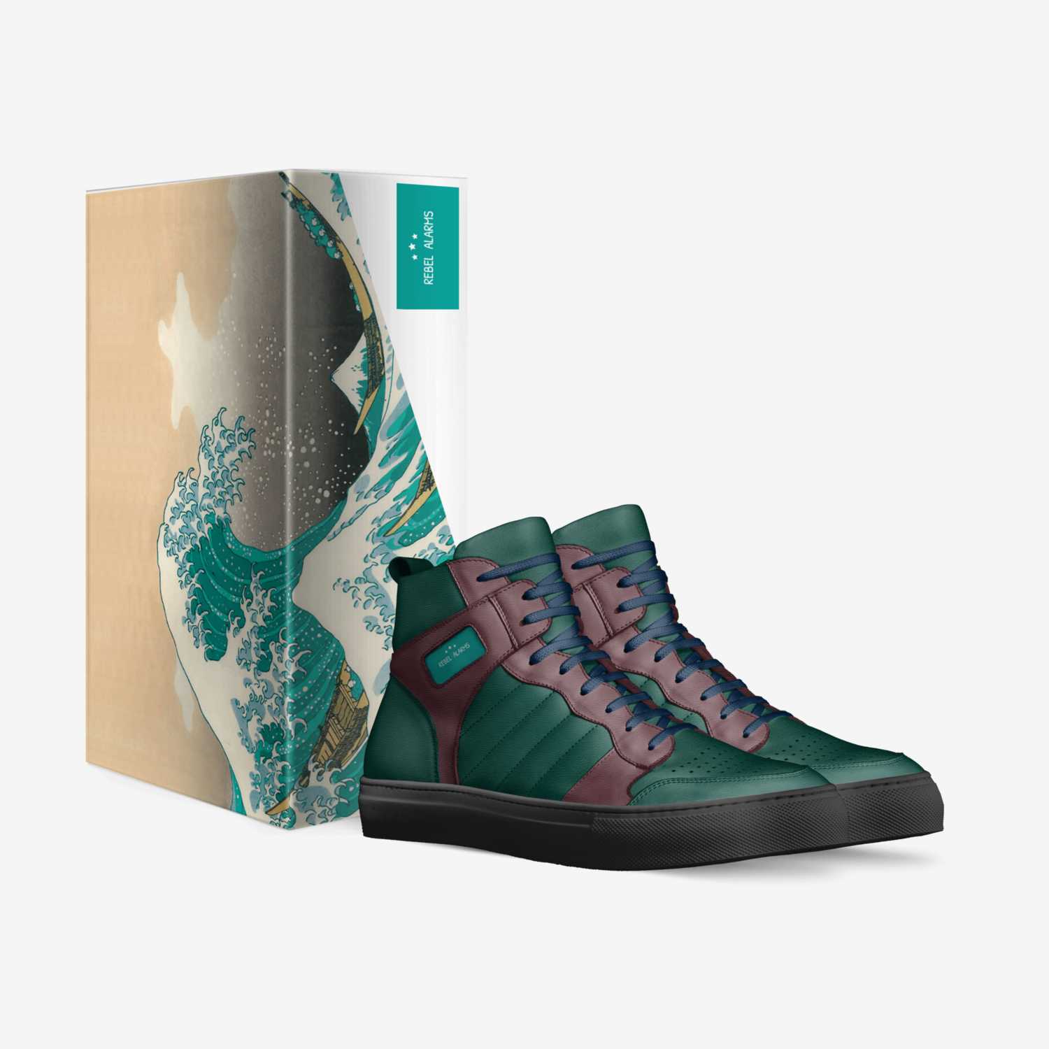 Rebel  ALARMS custom made in Italy shoes by Amelia Williamson | Box view